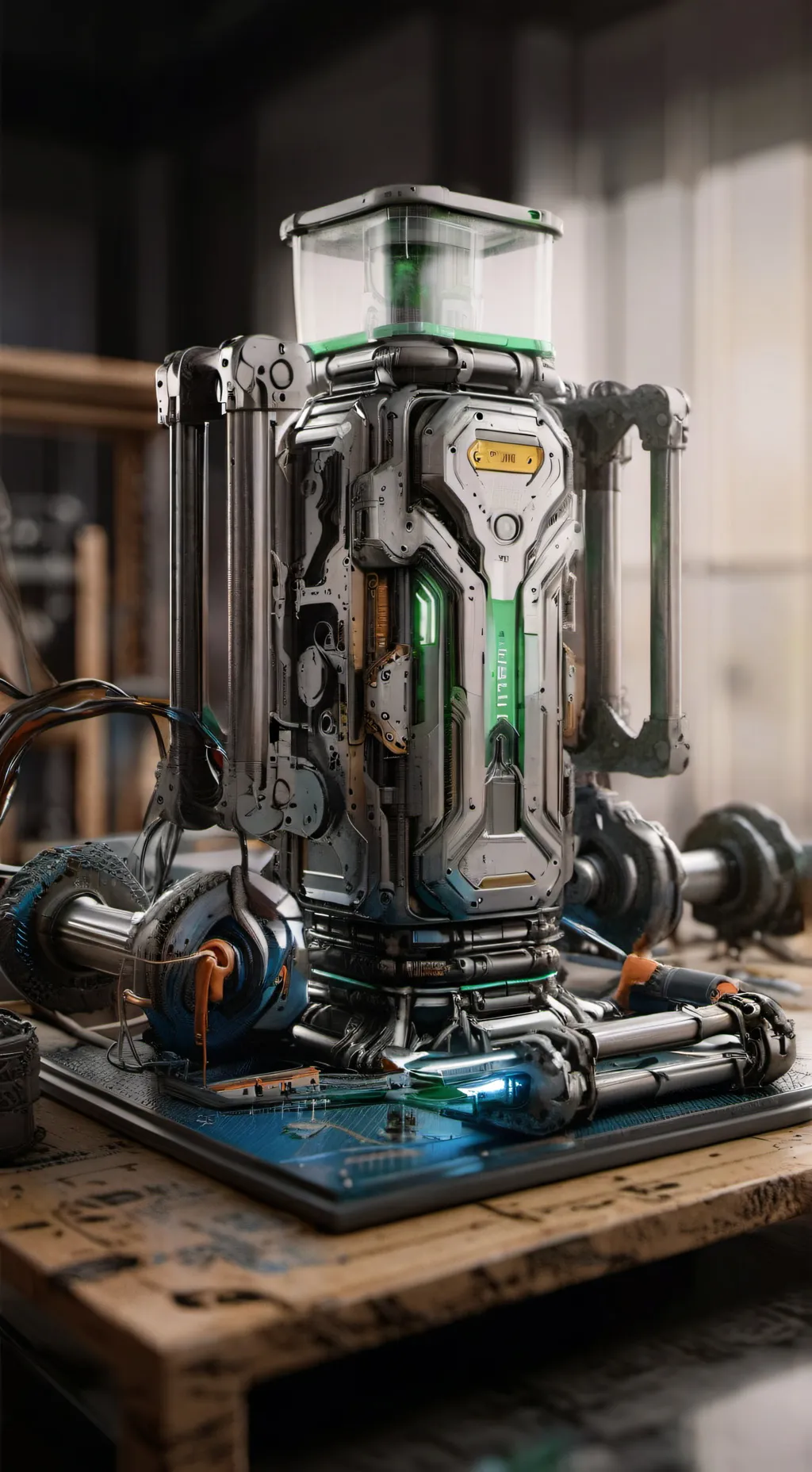 ai character: Ragged and Perfect background