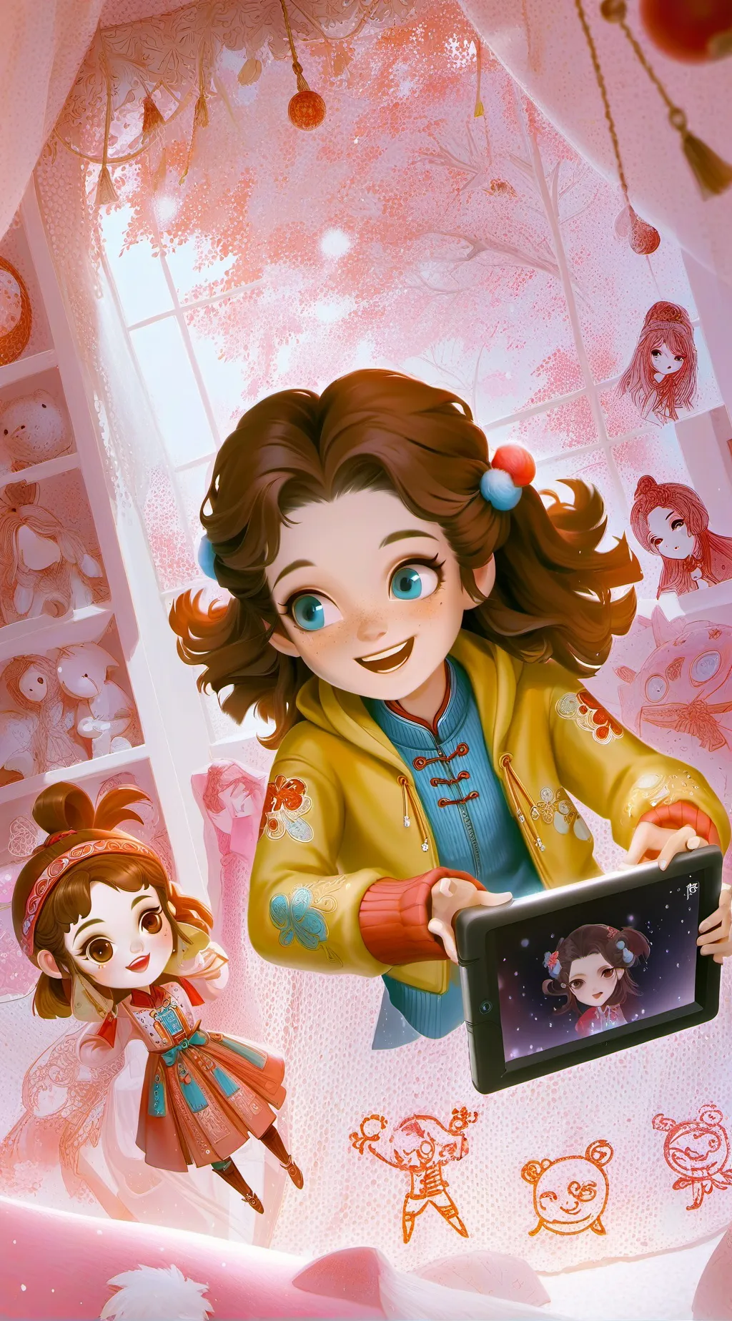 ai character: Aubrey  background