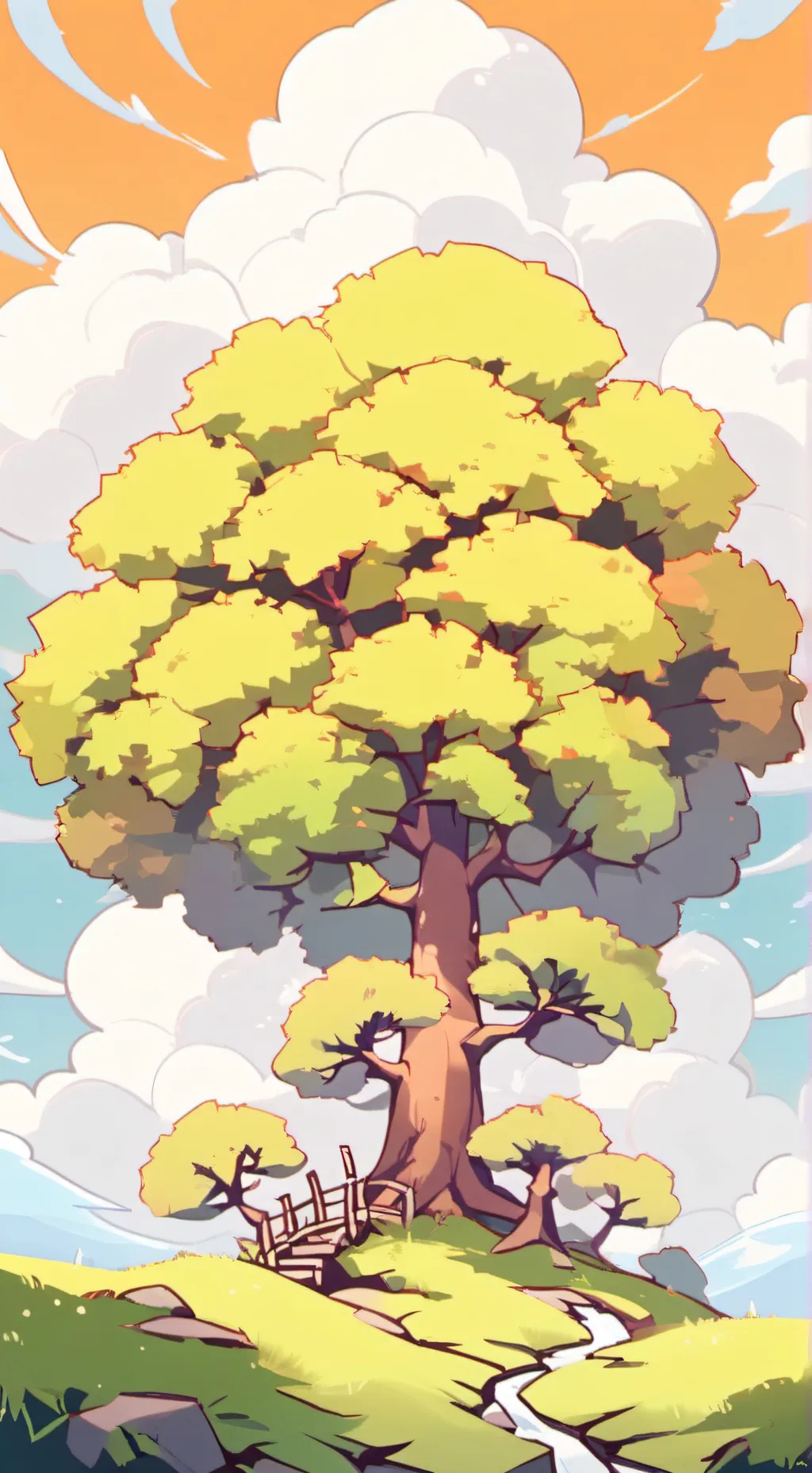 ai character: sprunki cine background