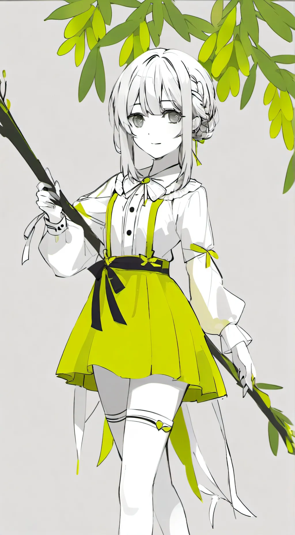 ai character: Flower fart in

  background