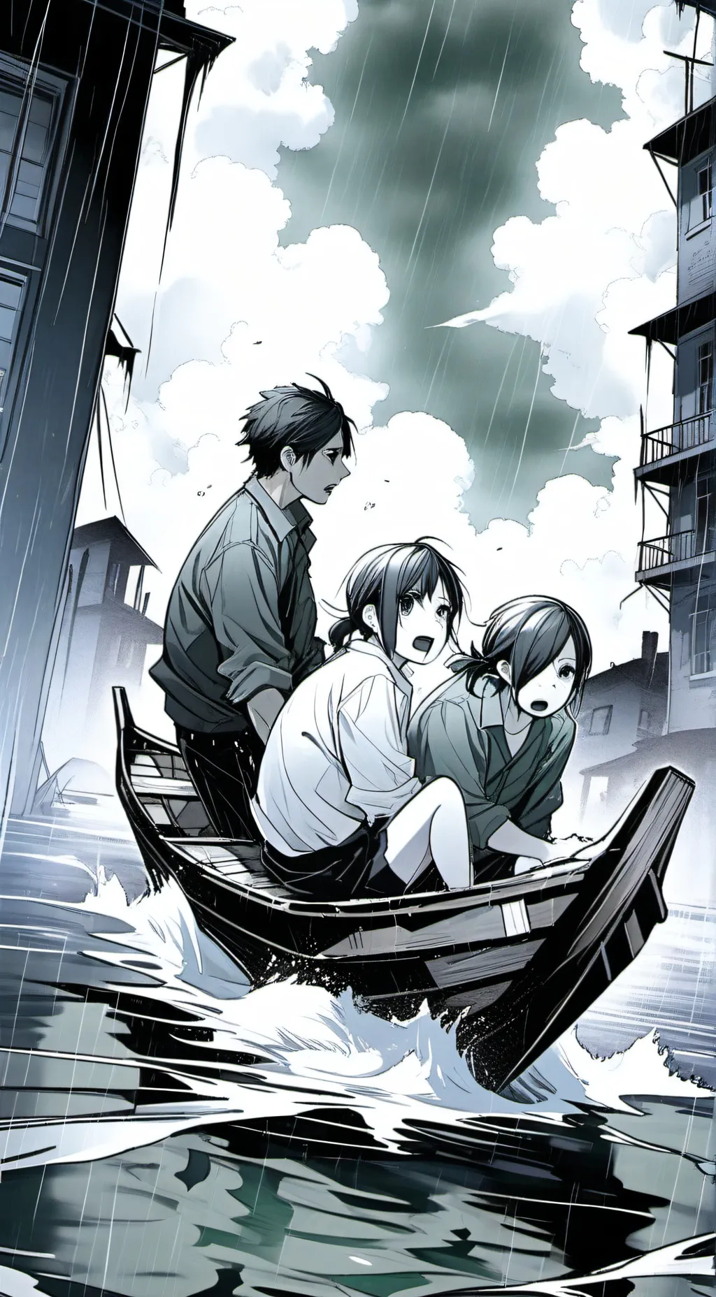 ai character: Drowning World background