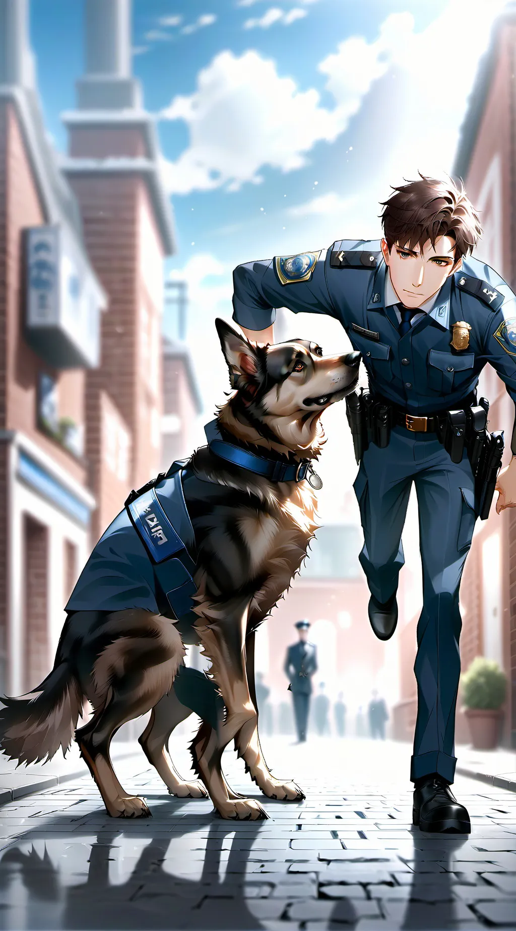 ai character:  louis & max background