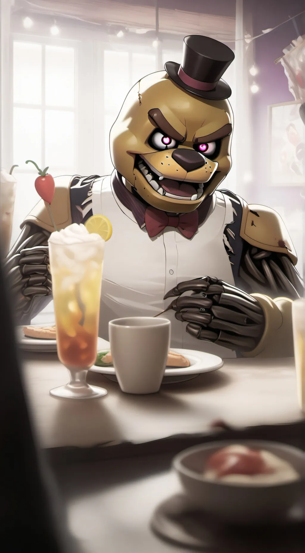 ai character: fnaf 1 background