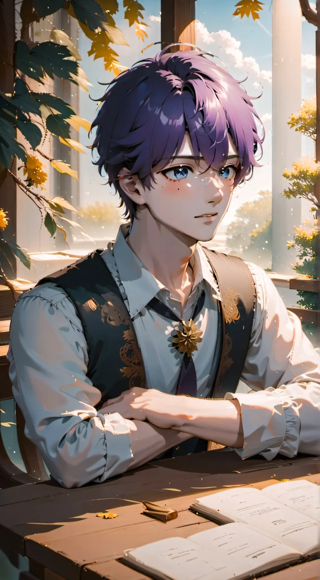 ai character: Kevin  background