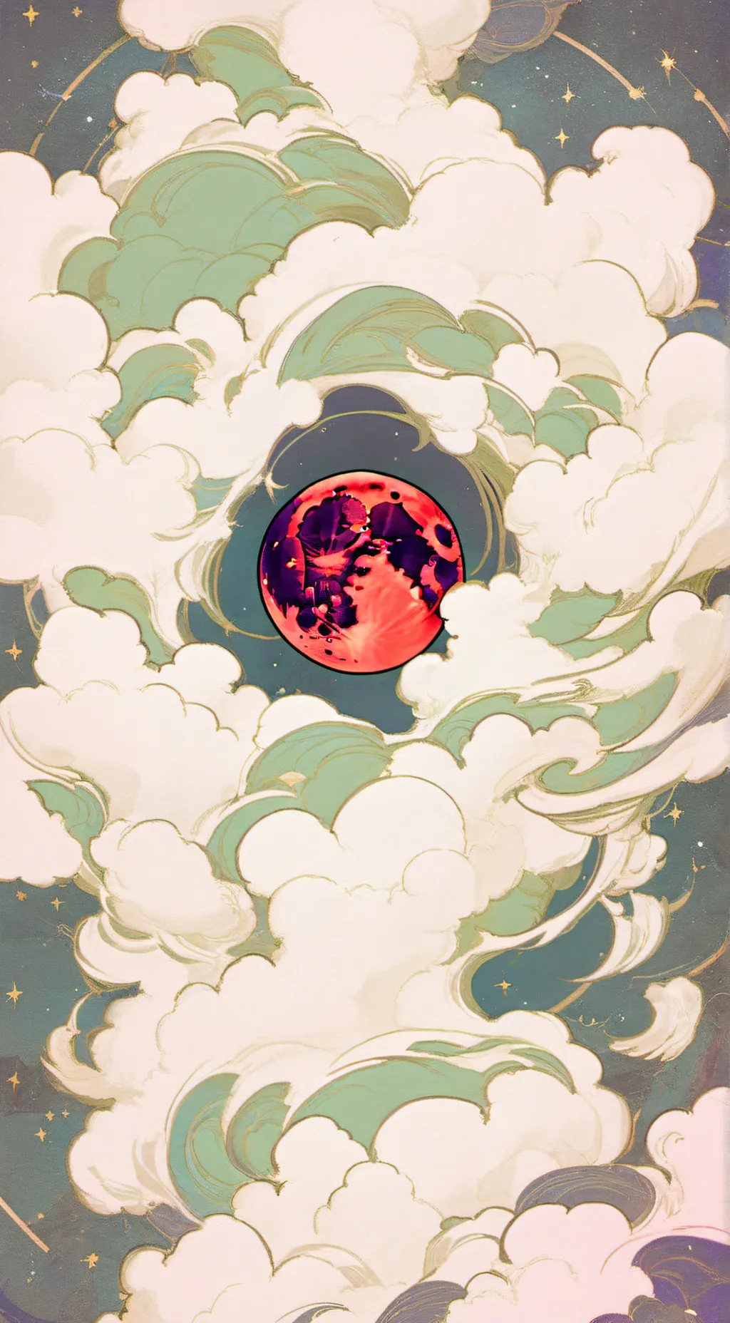 ai character: blood moon au  background