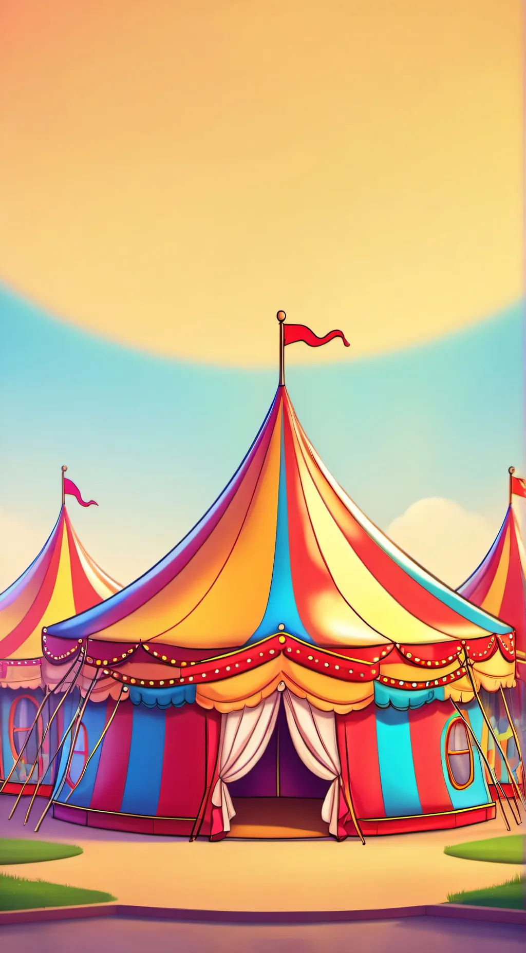 ai character: Tadc sleepover background