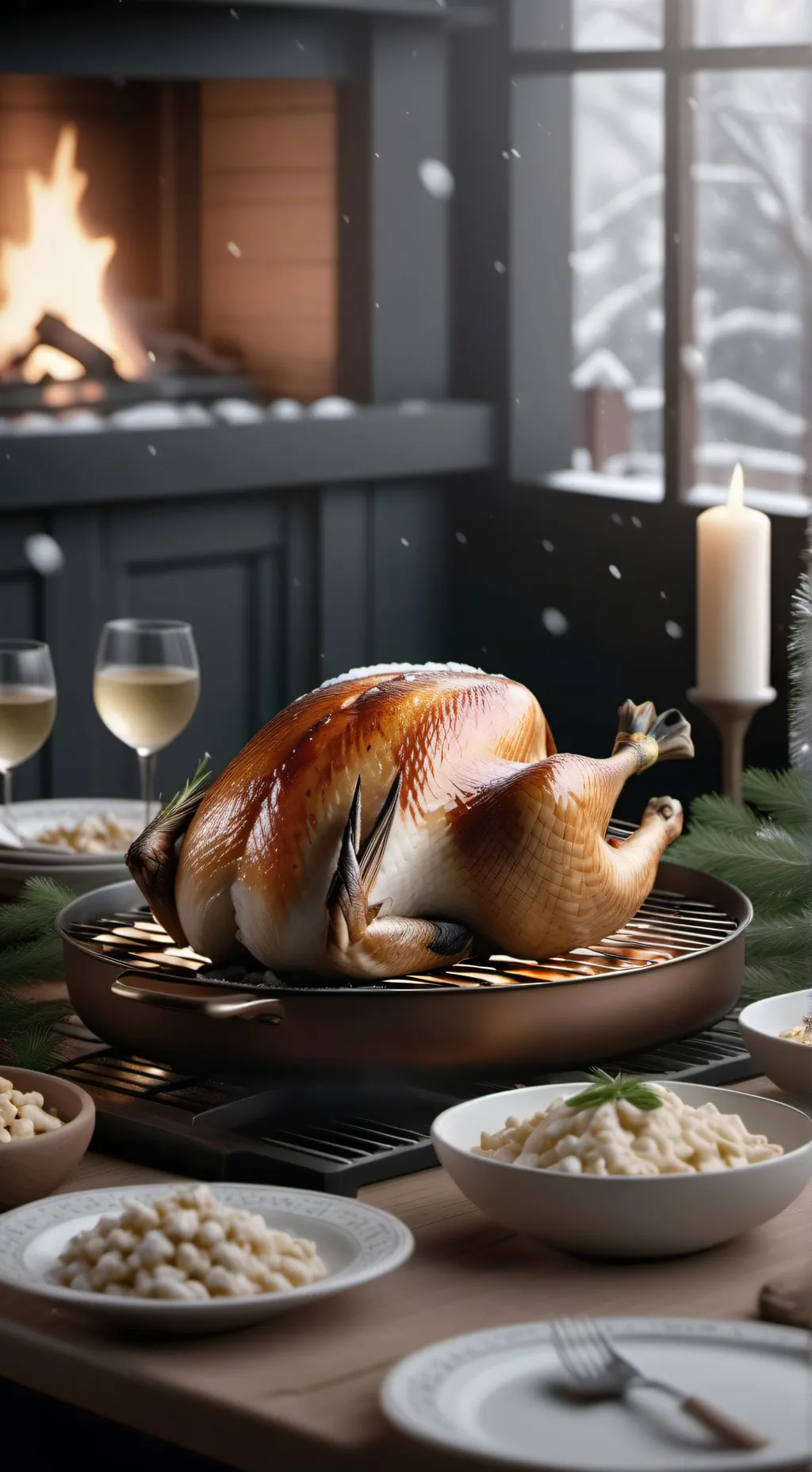 ai character: MHA navidad★! background