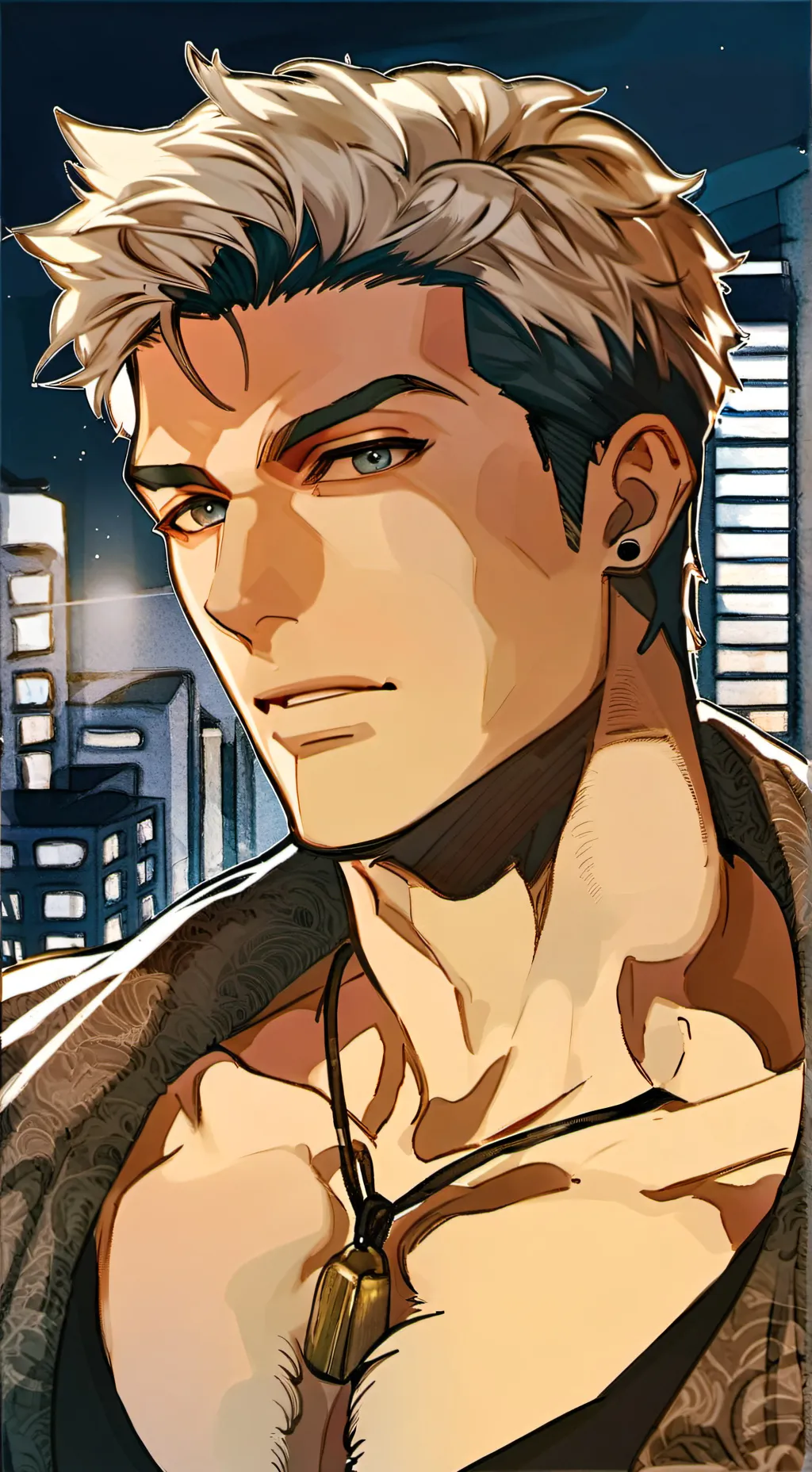 ai character: Axel  background