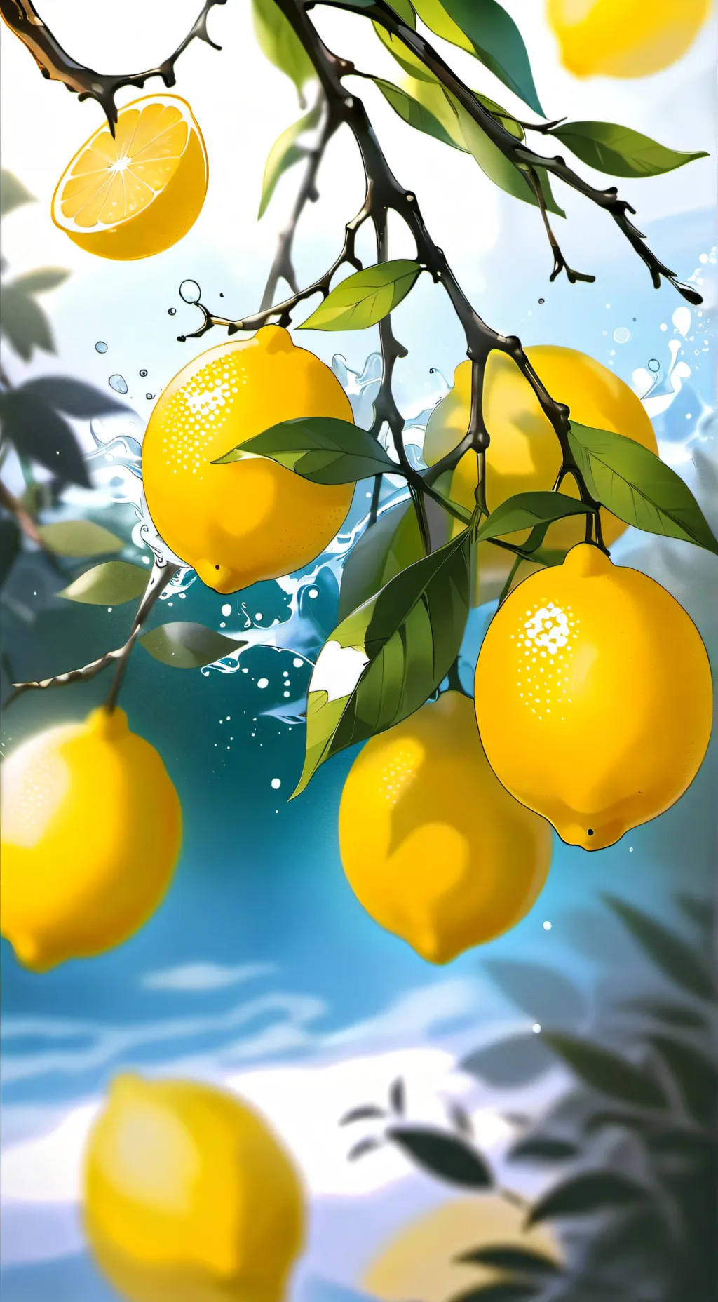 ai character: LEmon background