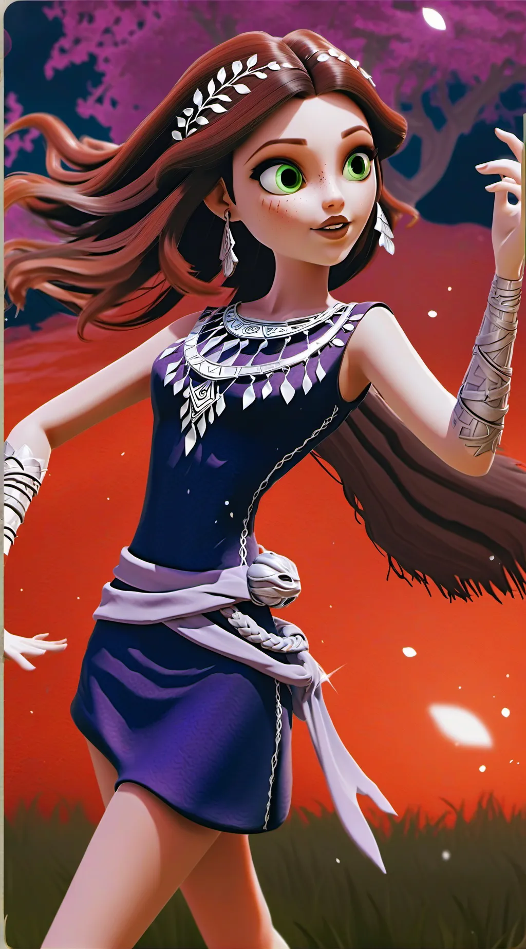 ai character: Mege background