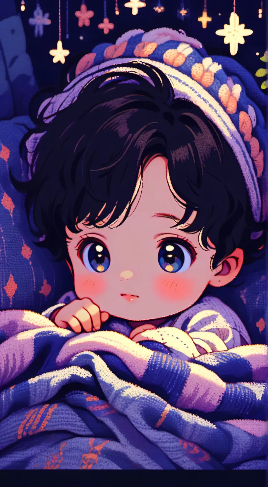 ai character: bébé  background