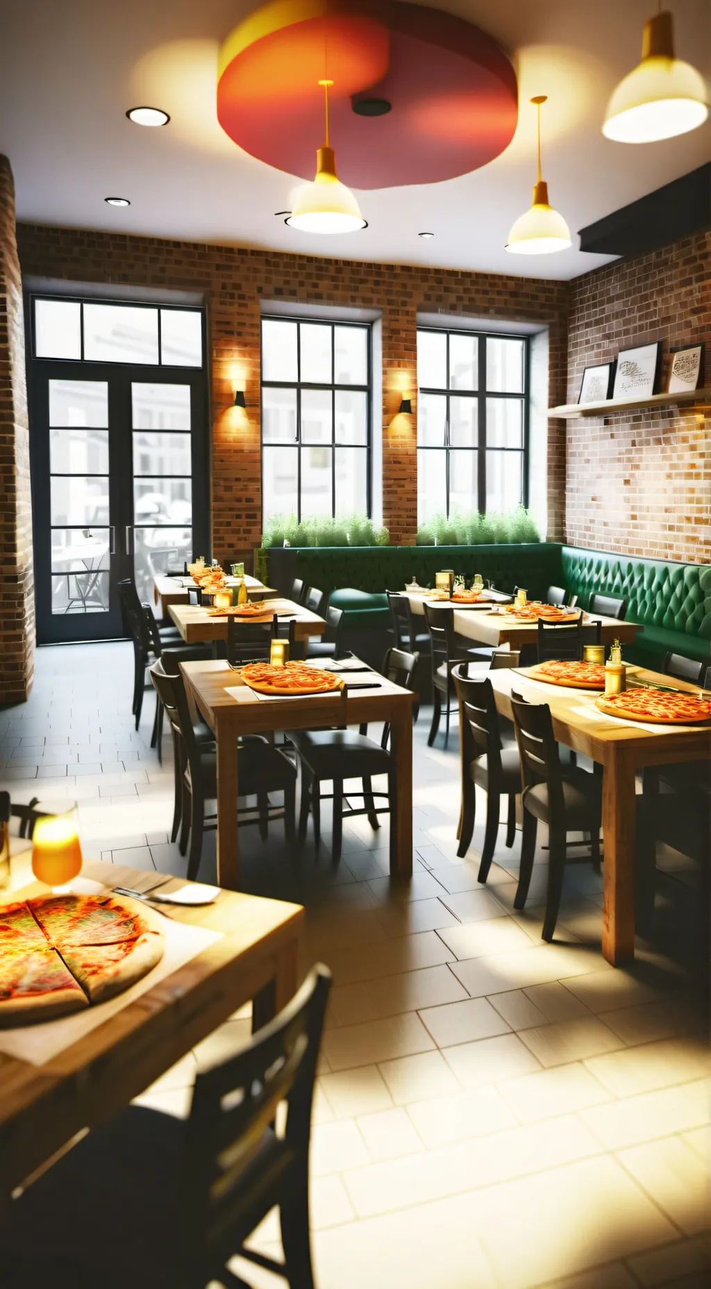 ai character: Fnaf Restaurant ^^ background