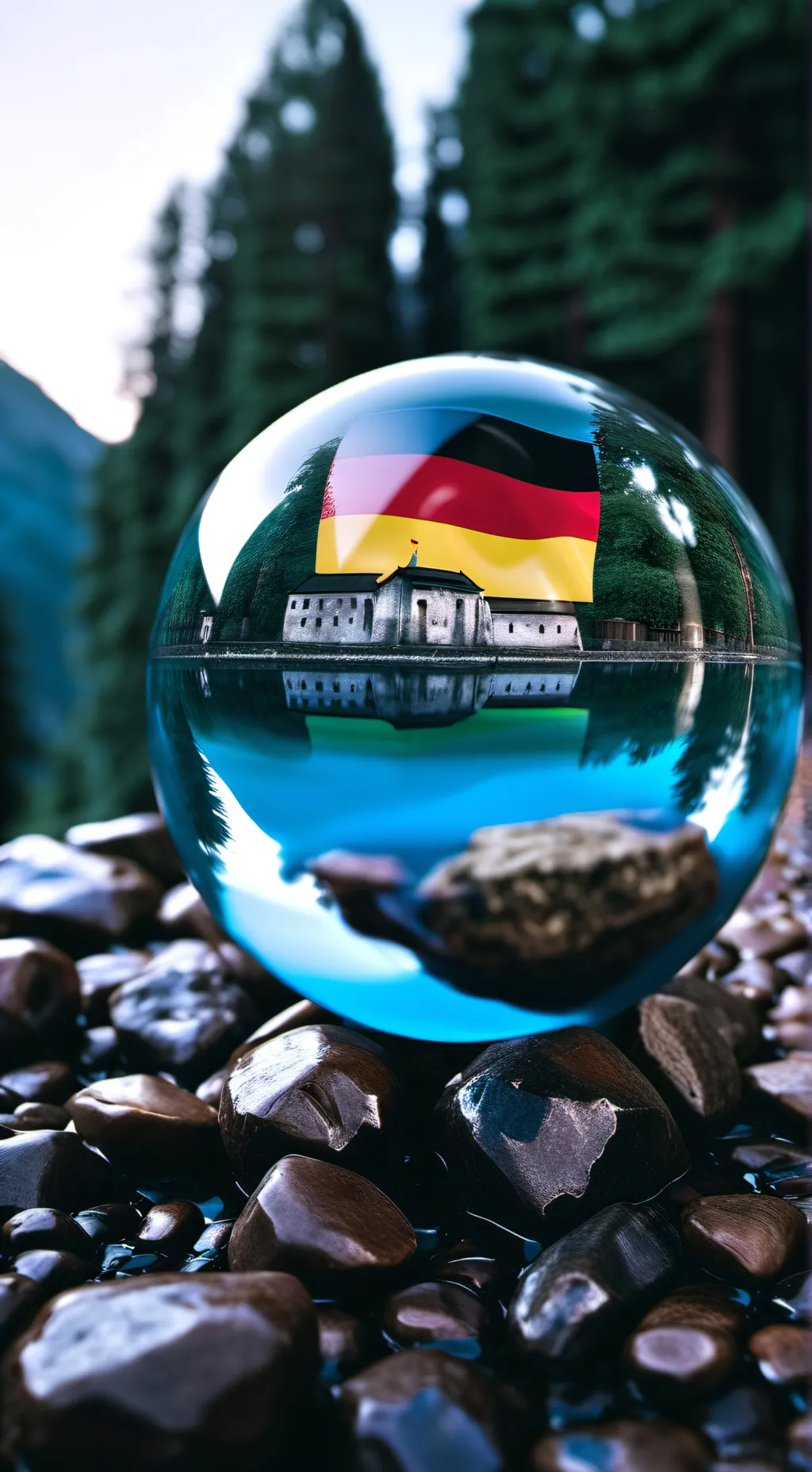 ai character: Ostdeutschland🇩⚒️ background