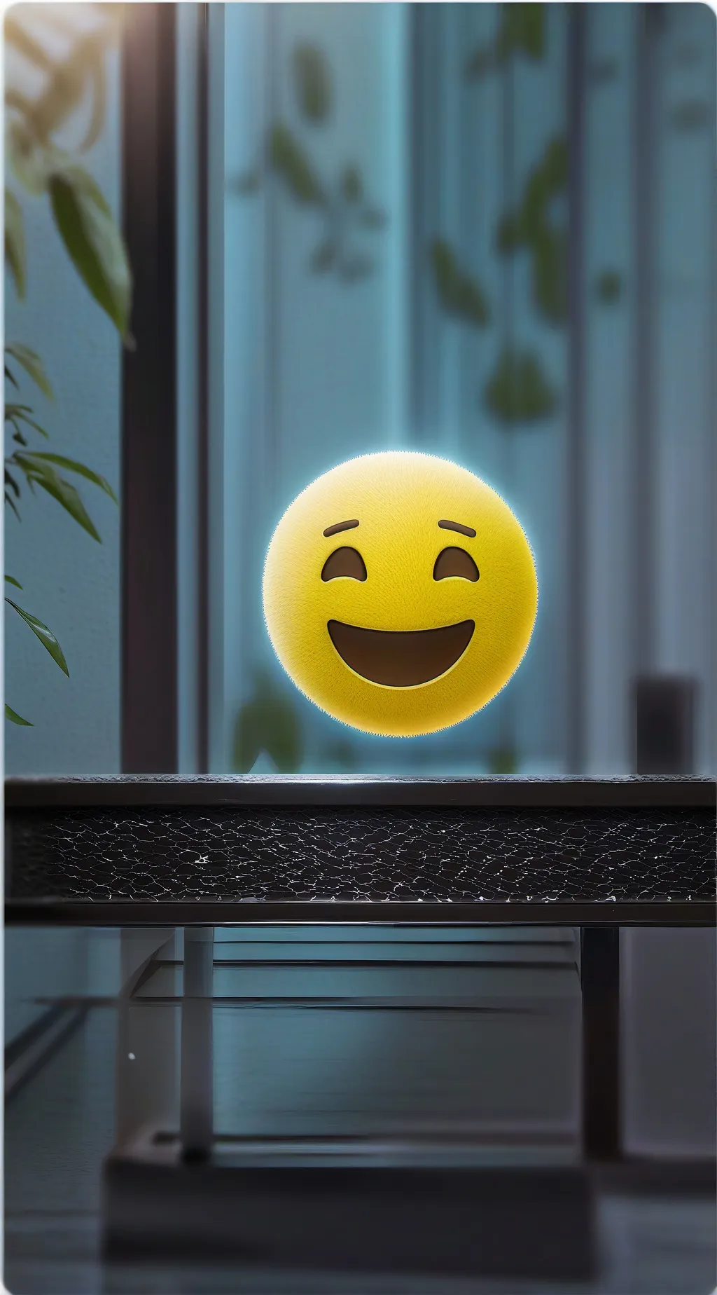 ai character: emoji  background