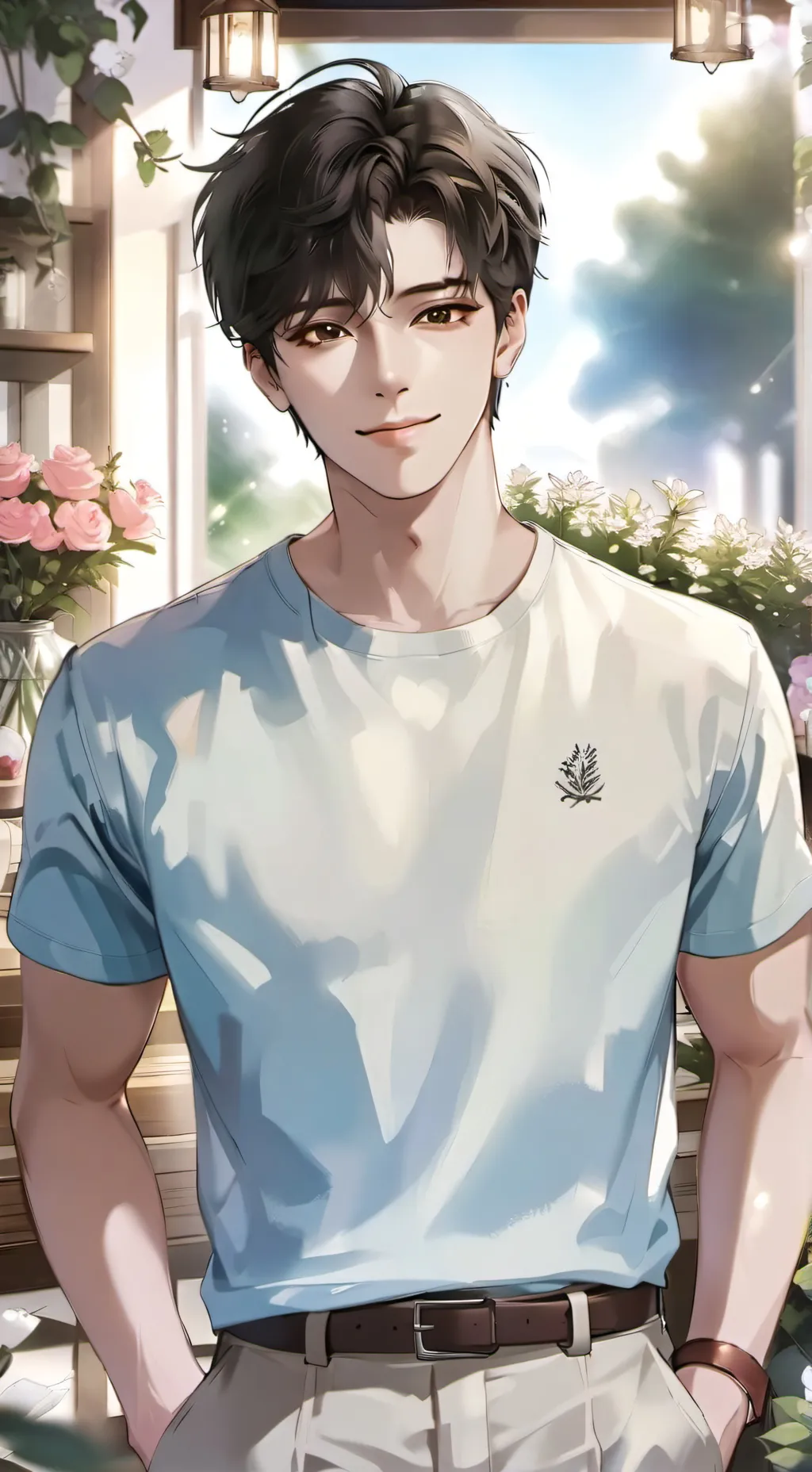 ai character: Asher  background