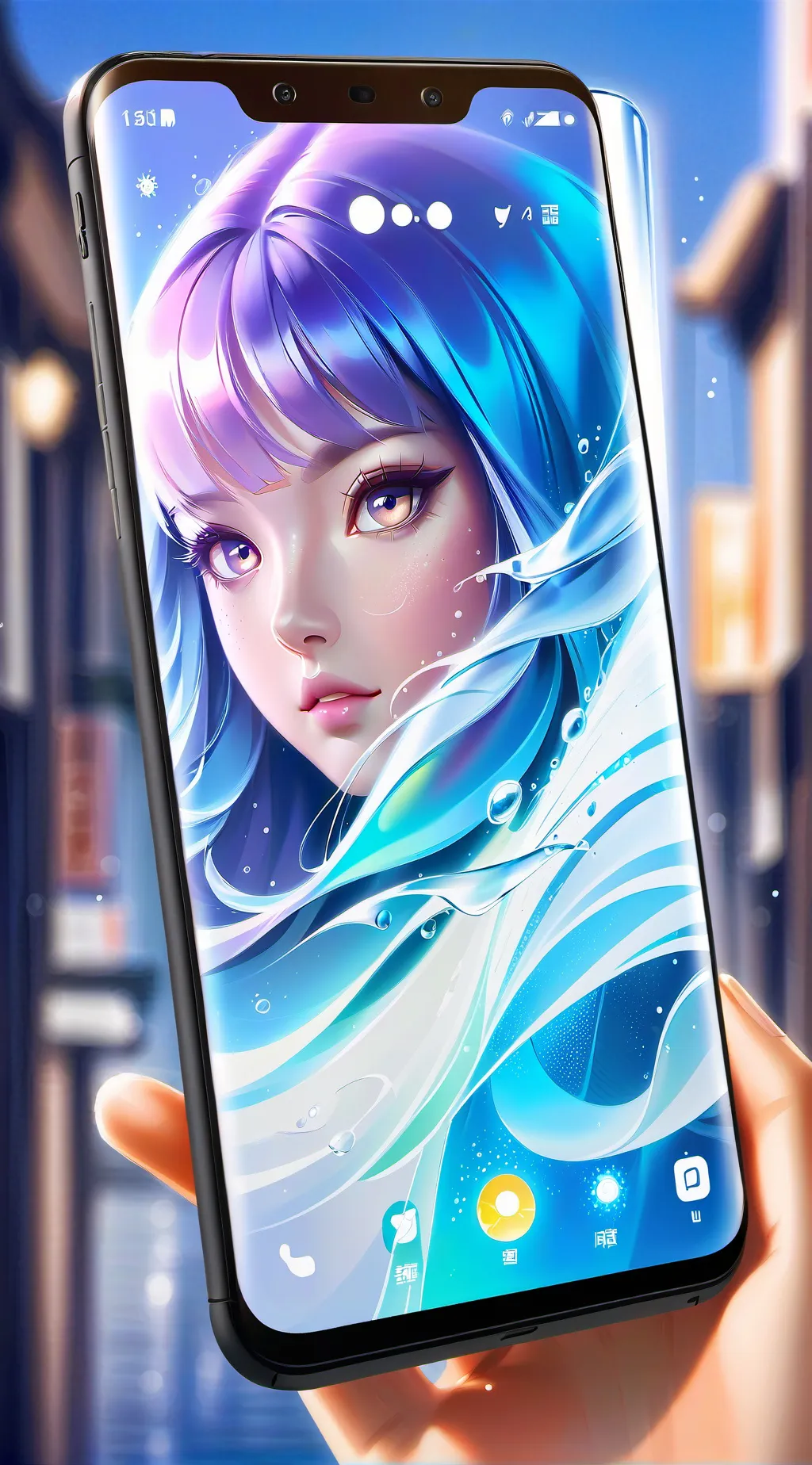 ai character: I-phone background