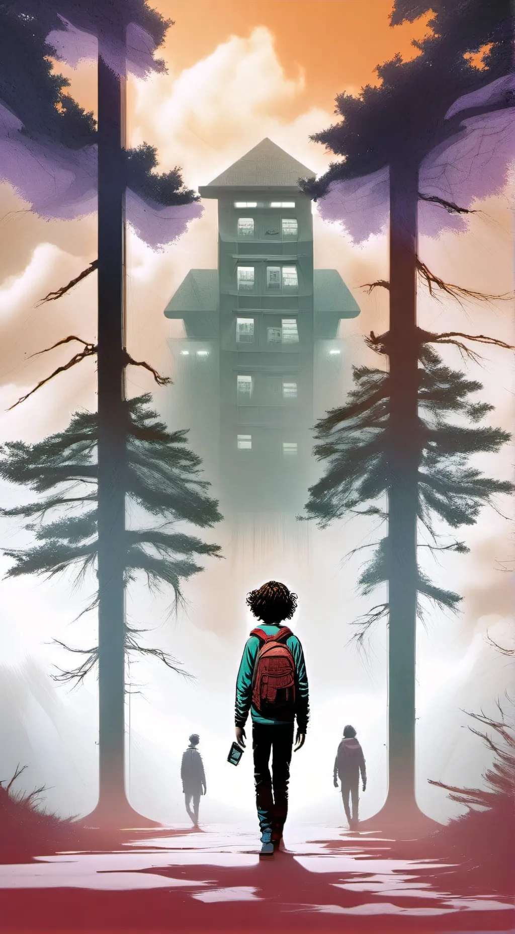 ai character: Stranger things background