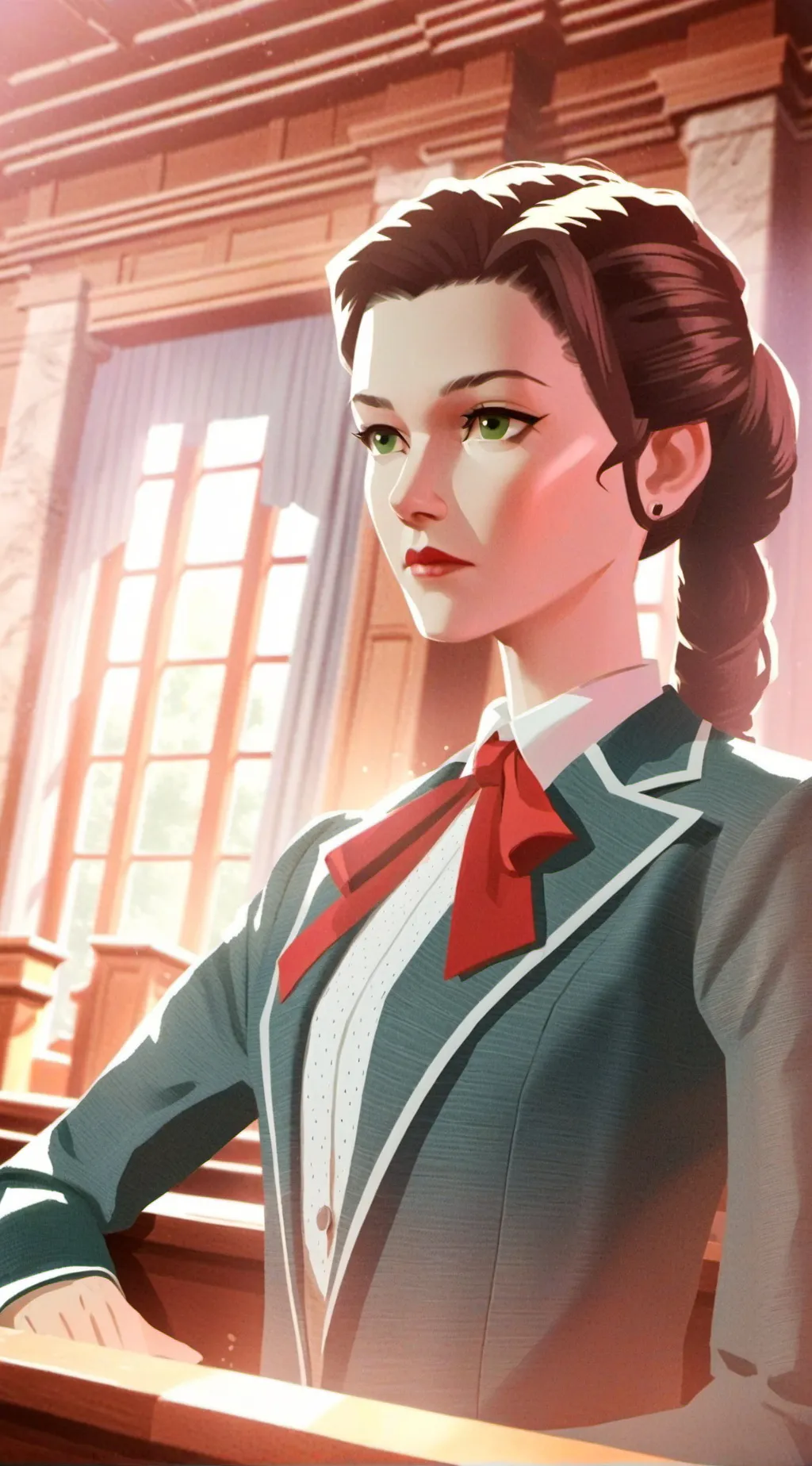 ai character: Martha Williams ￼ background