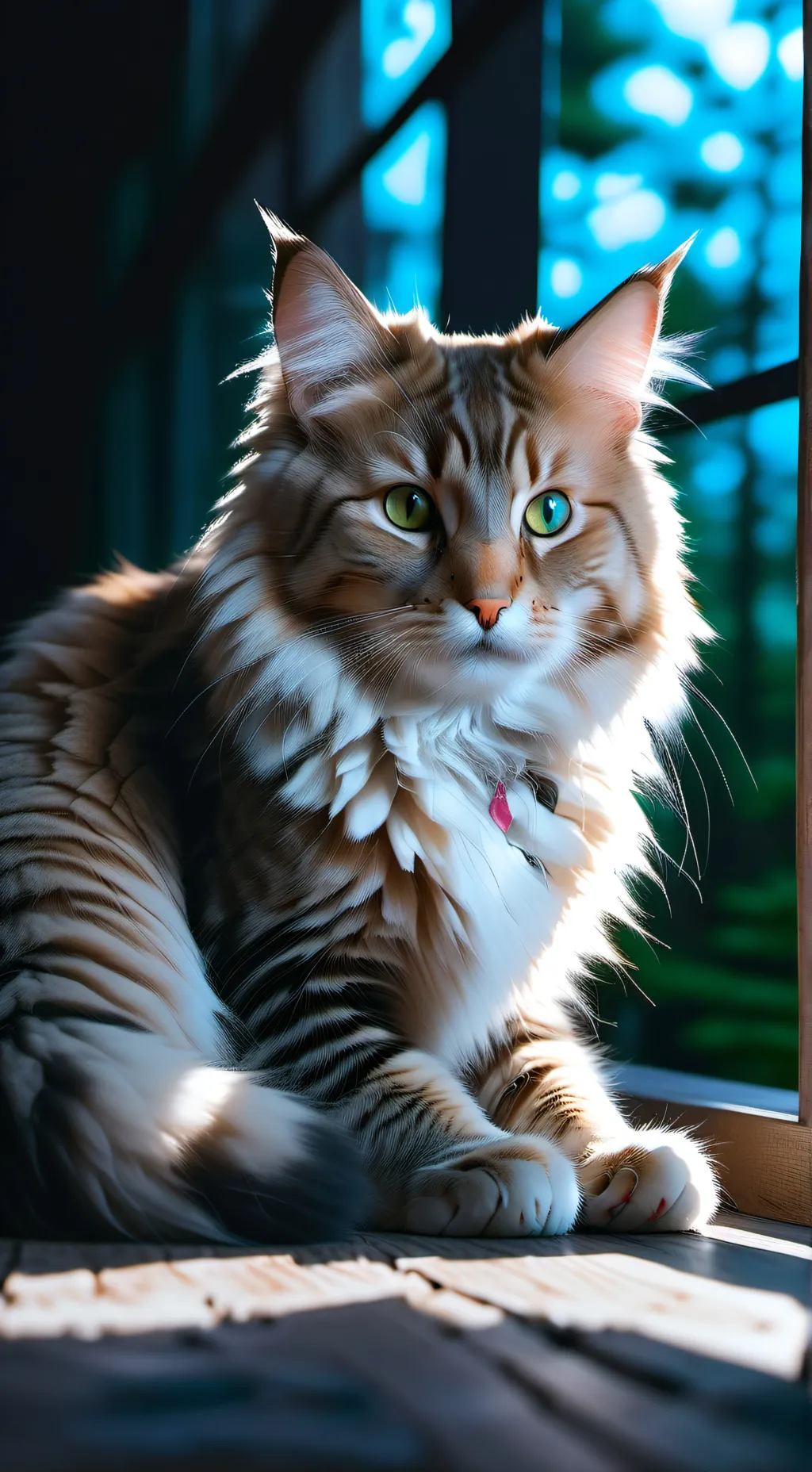 ai character: hiro the cat background