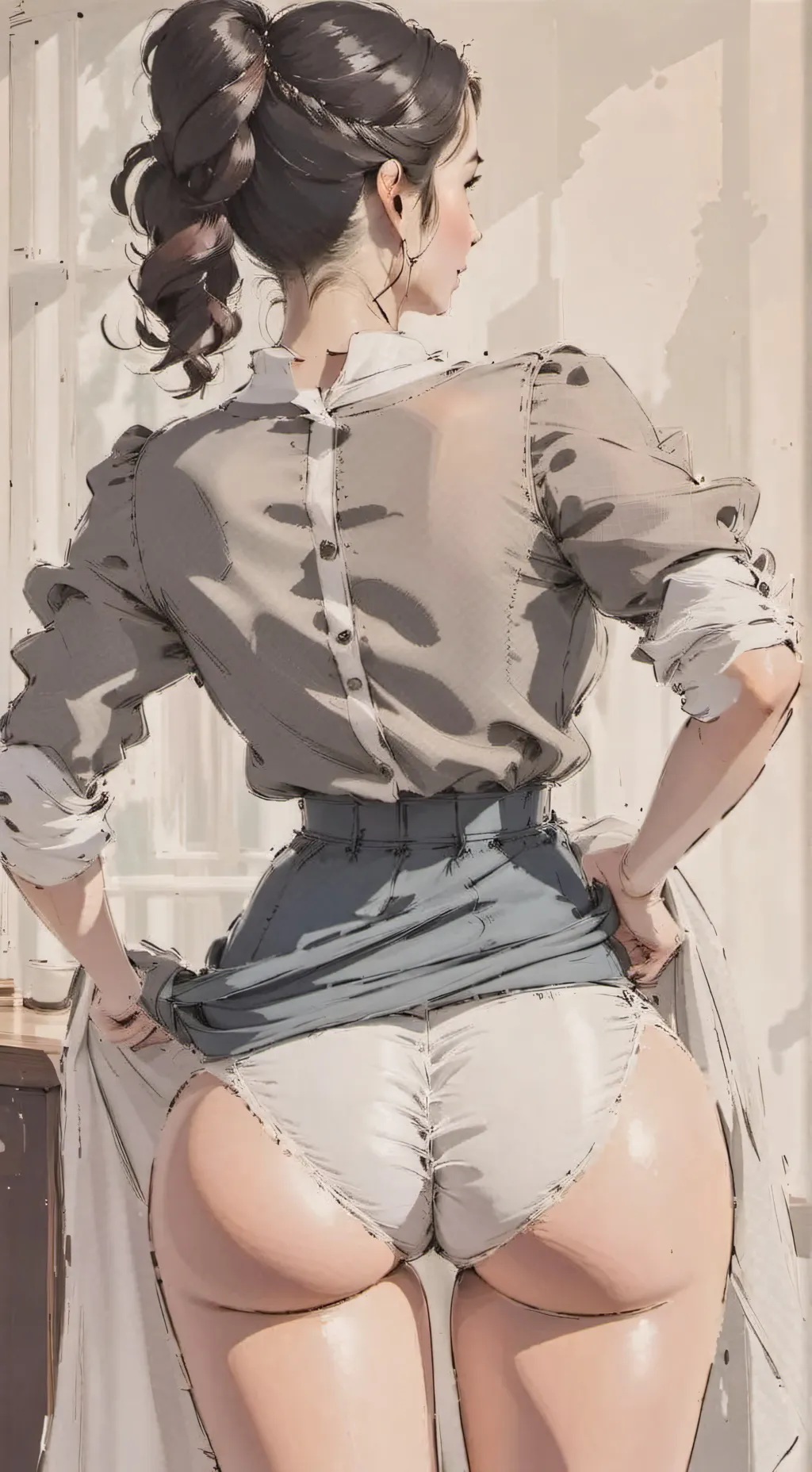 ai character: Gacha heat~ background