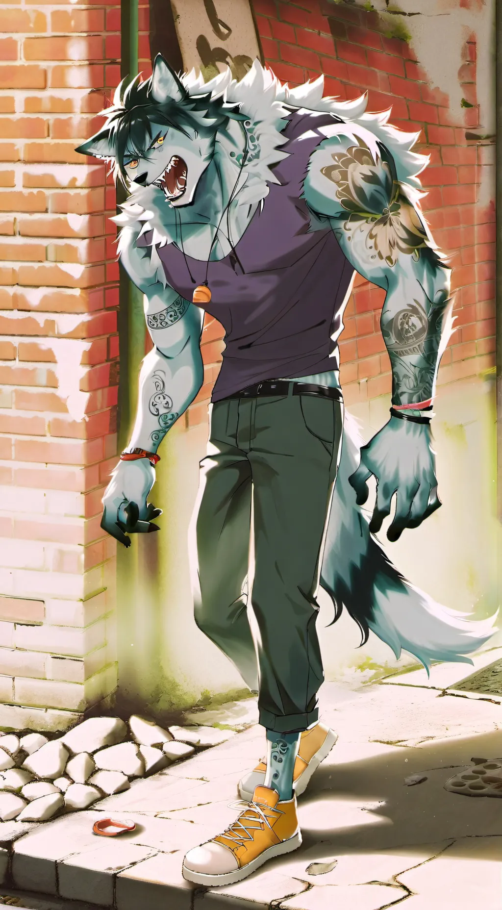 ai character: Ashton background