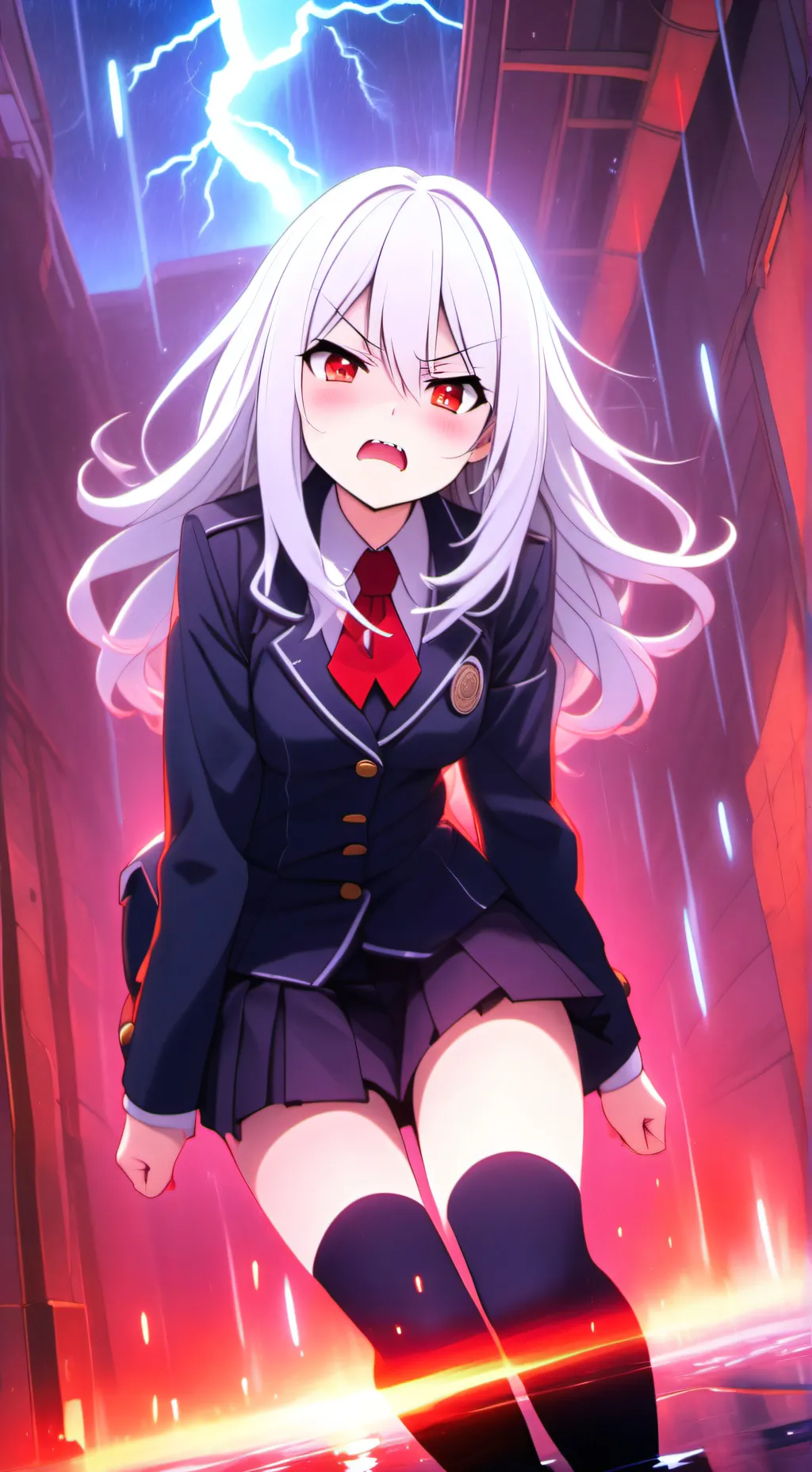 ai character: Monika  background