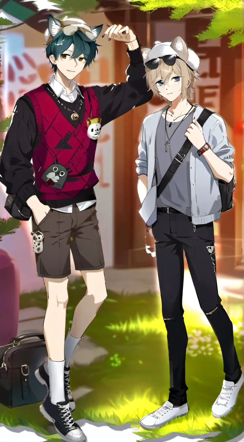 ai character: Yuki and ayota background