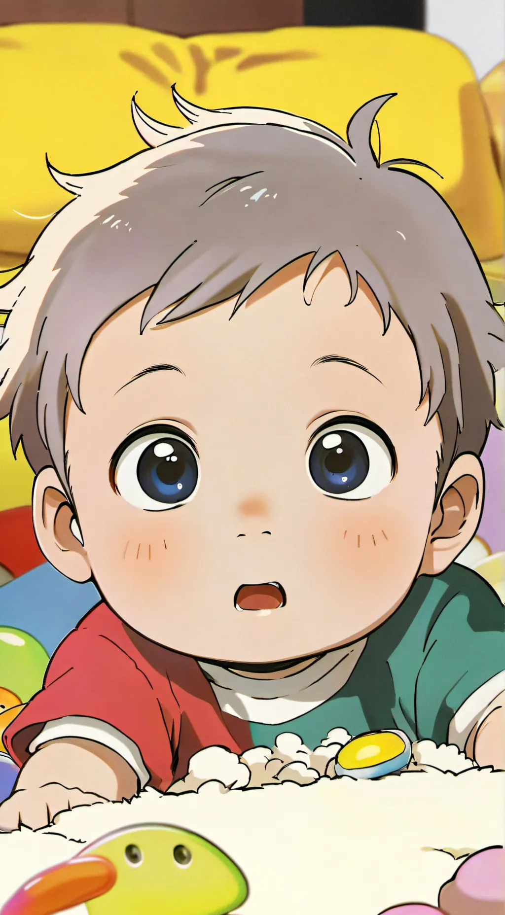 ai character: meme kid background