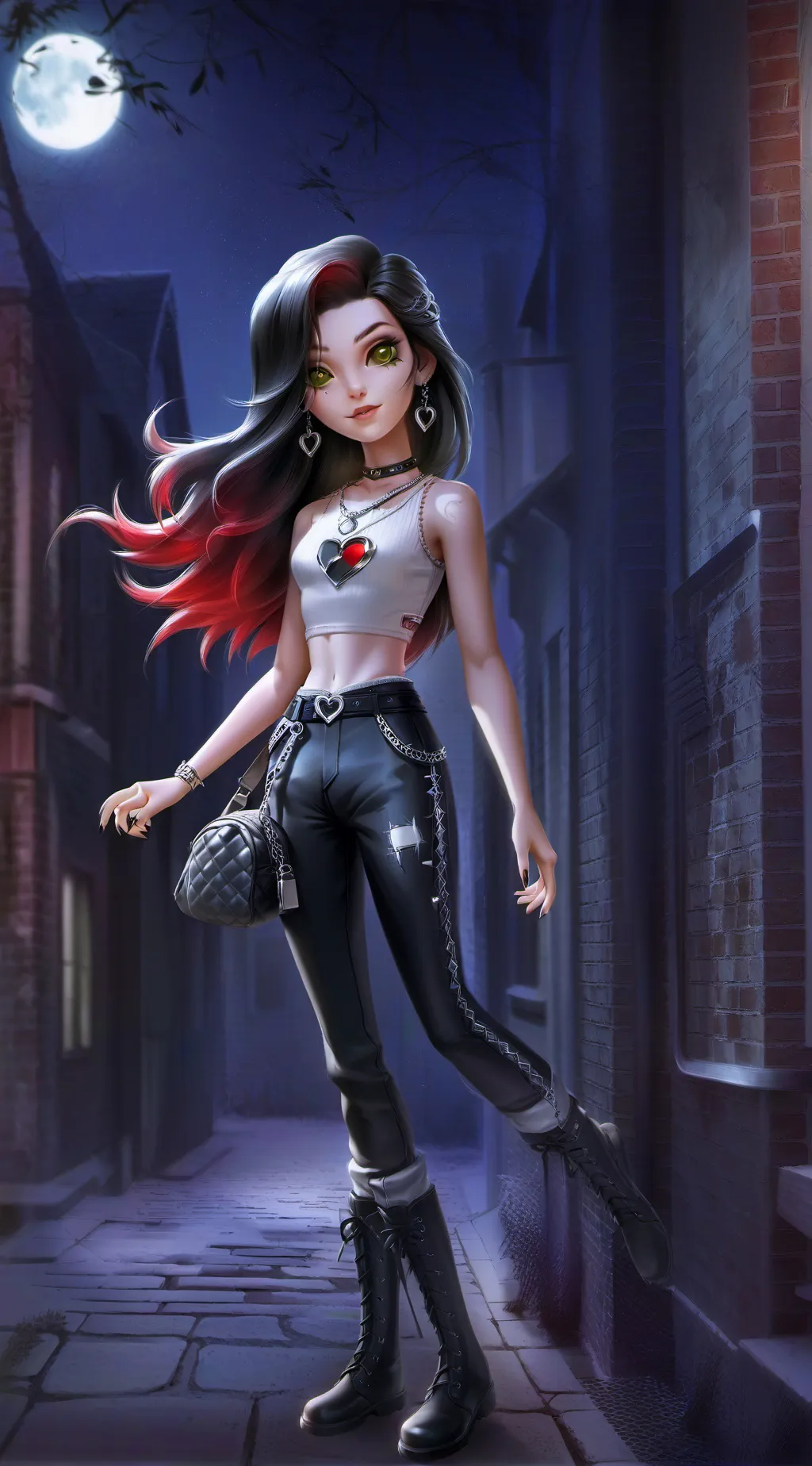 ai character: Riley  background