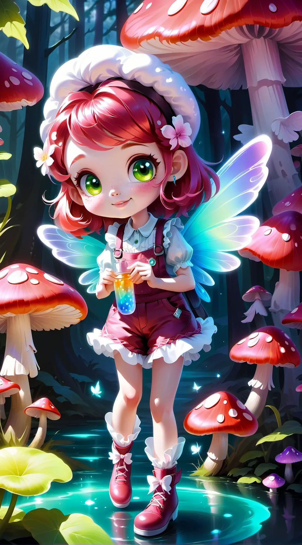 ai character: tummy tango  background