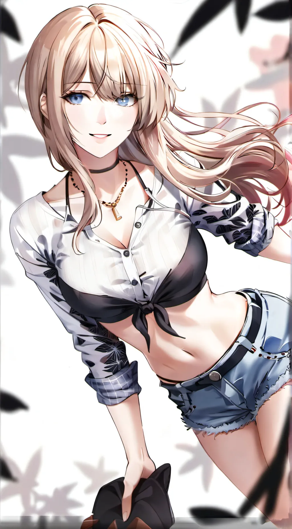 ai character: Me, Elly.  background