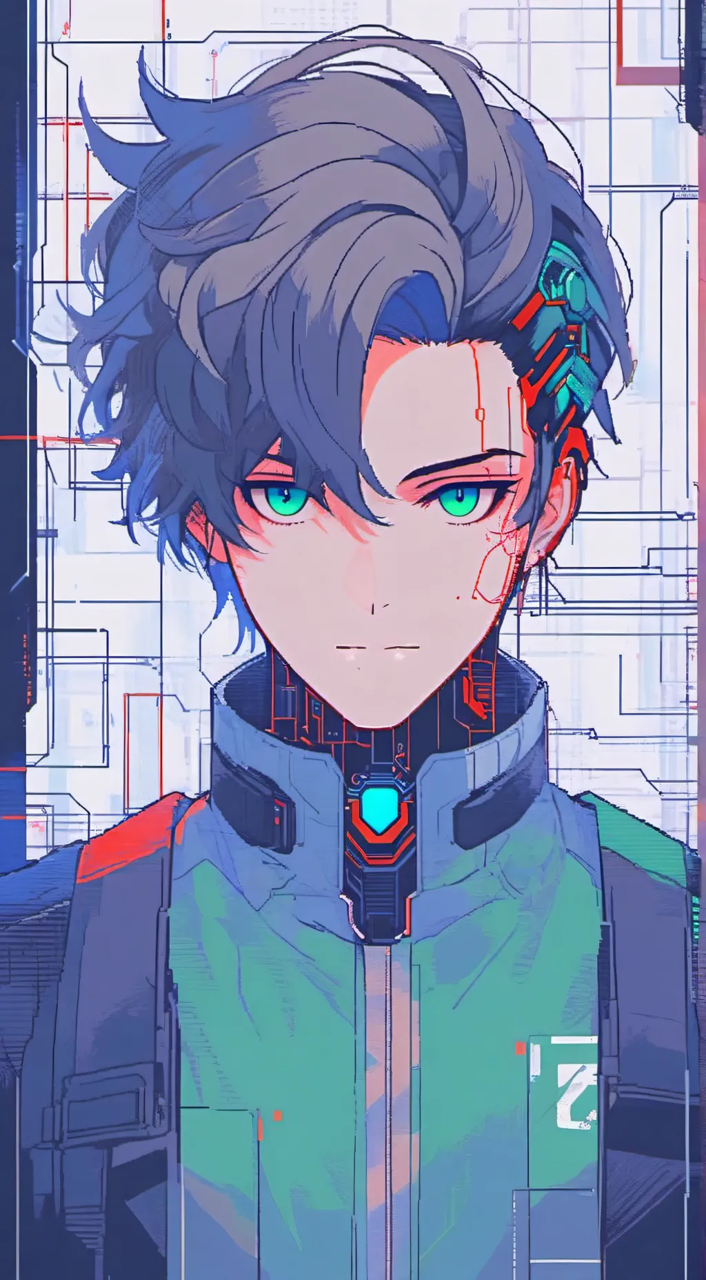 ai character: Neox background