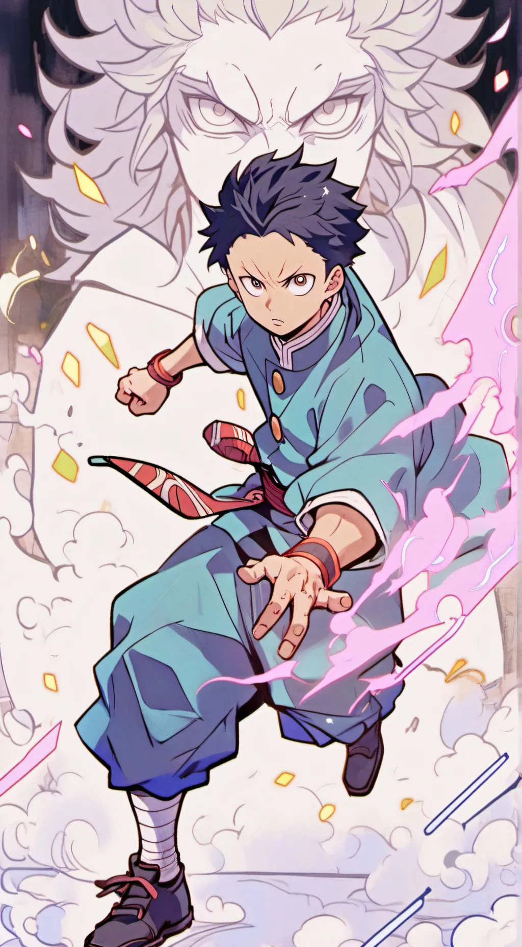 ai character: Hashim  background