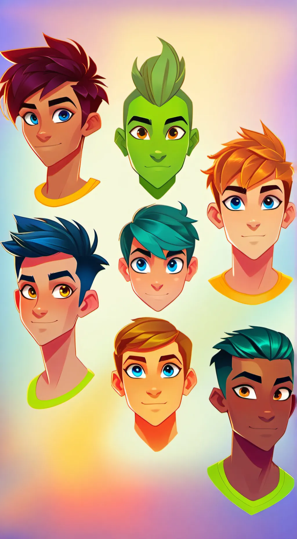 ai character: Chatting  background