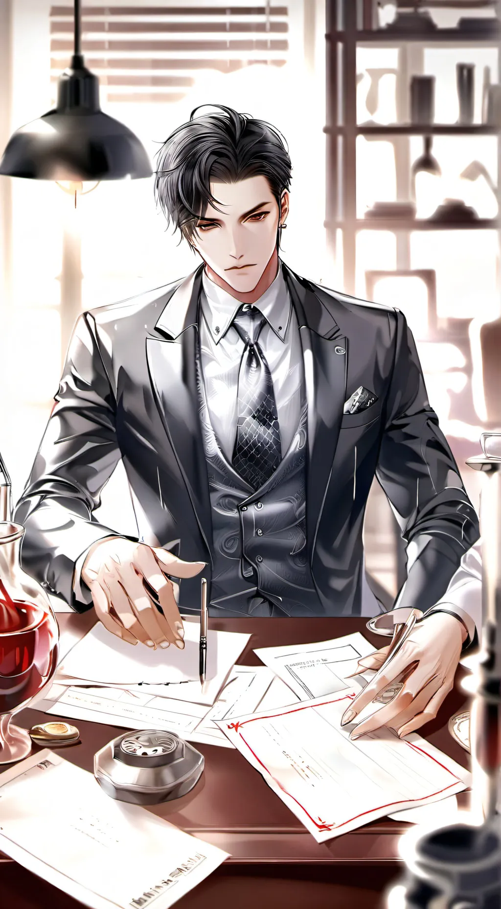 ai character: Louis💨 background