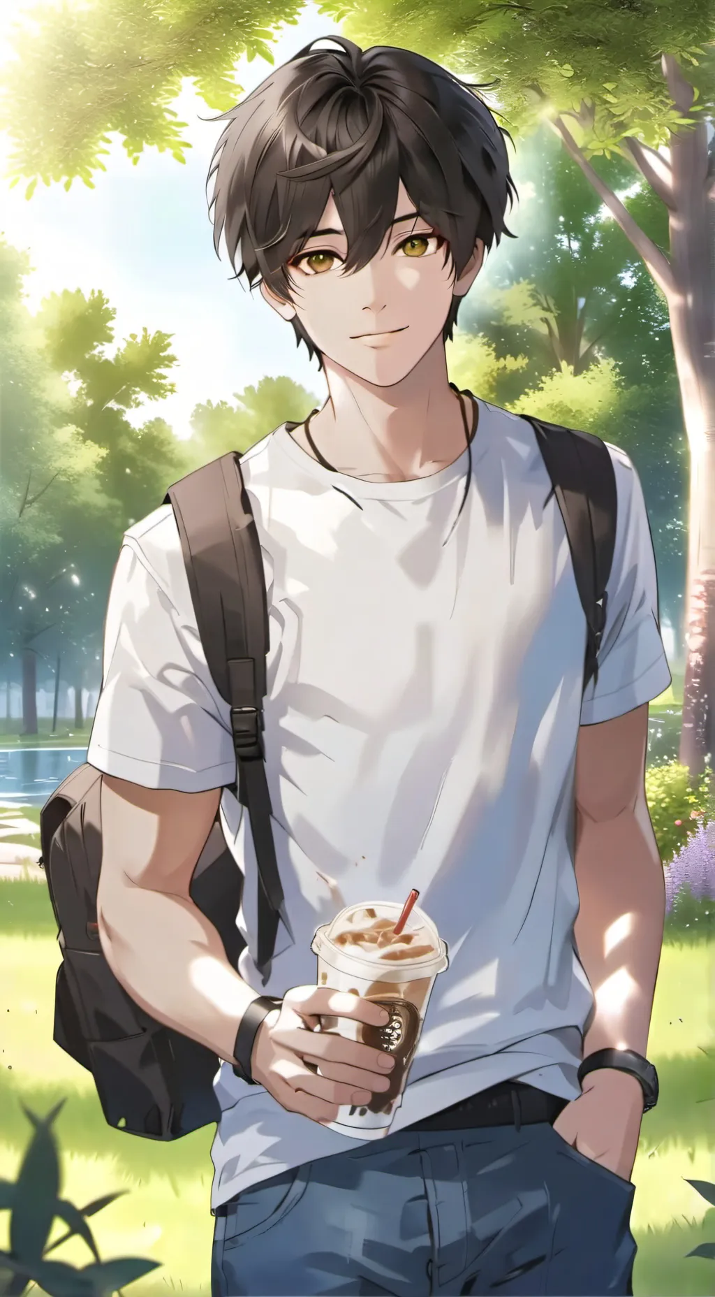 ai character: ren background