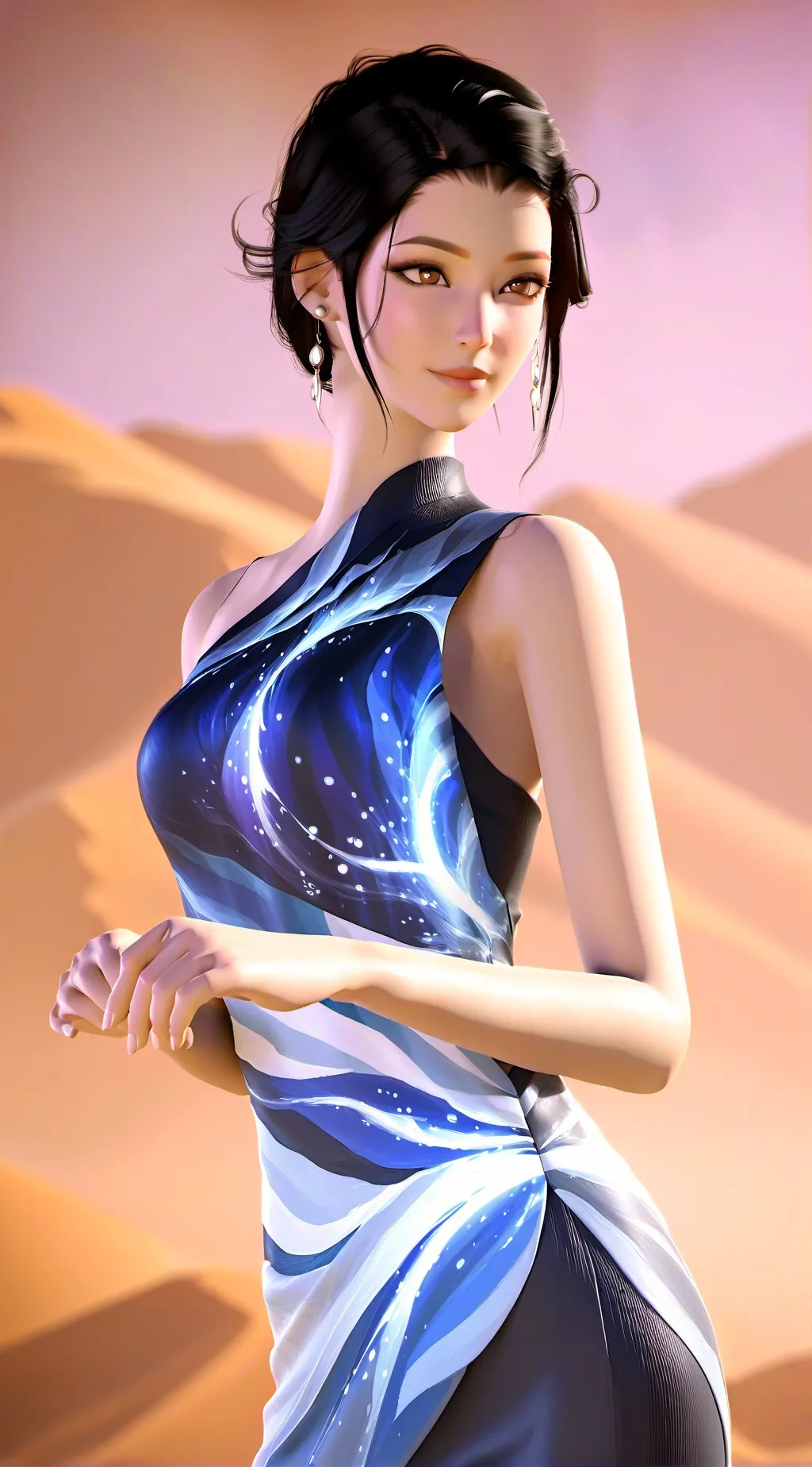 ai character: lectora elemental background