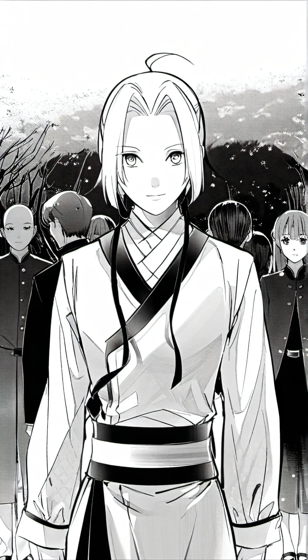 ai character: Sakura  background