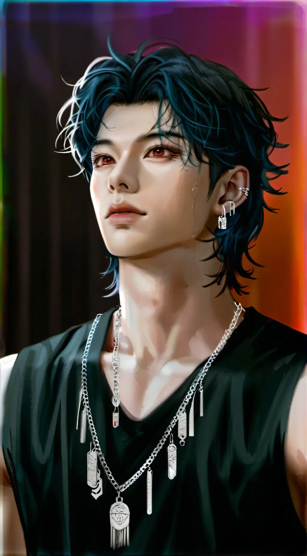 ai character: Youngbook Lee💙 background