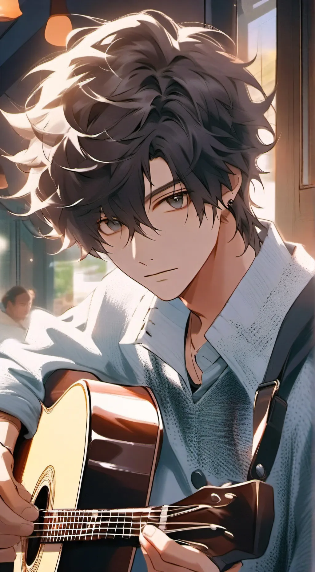 ai character: Jamie  background