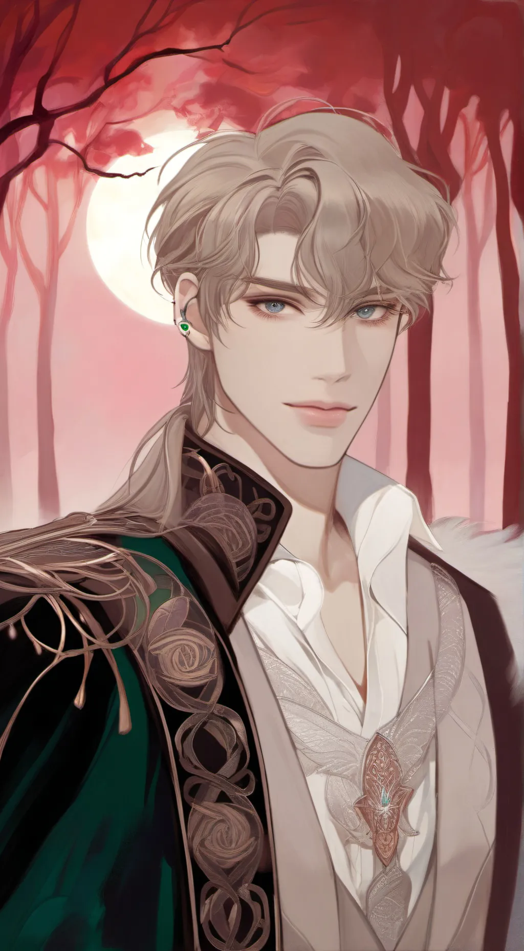 ai character: Elric Lysander  background