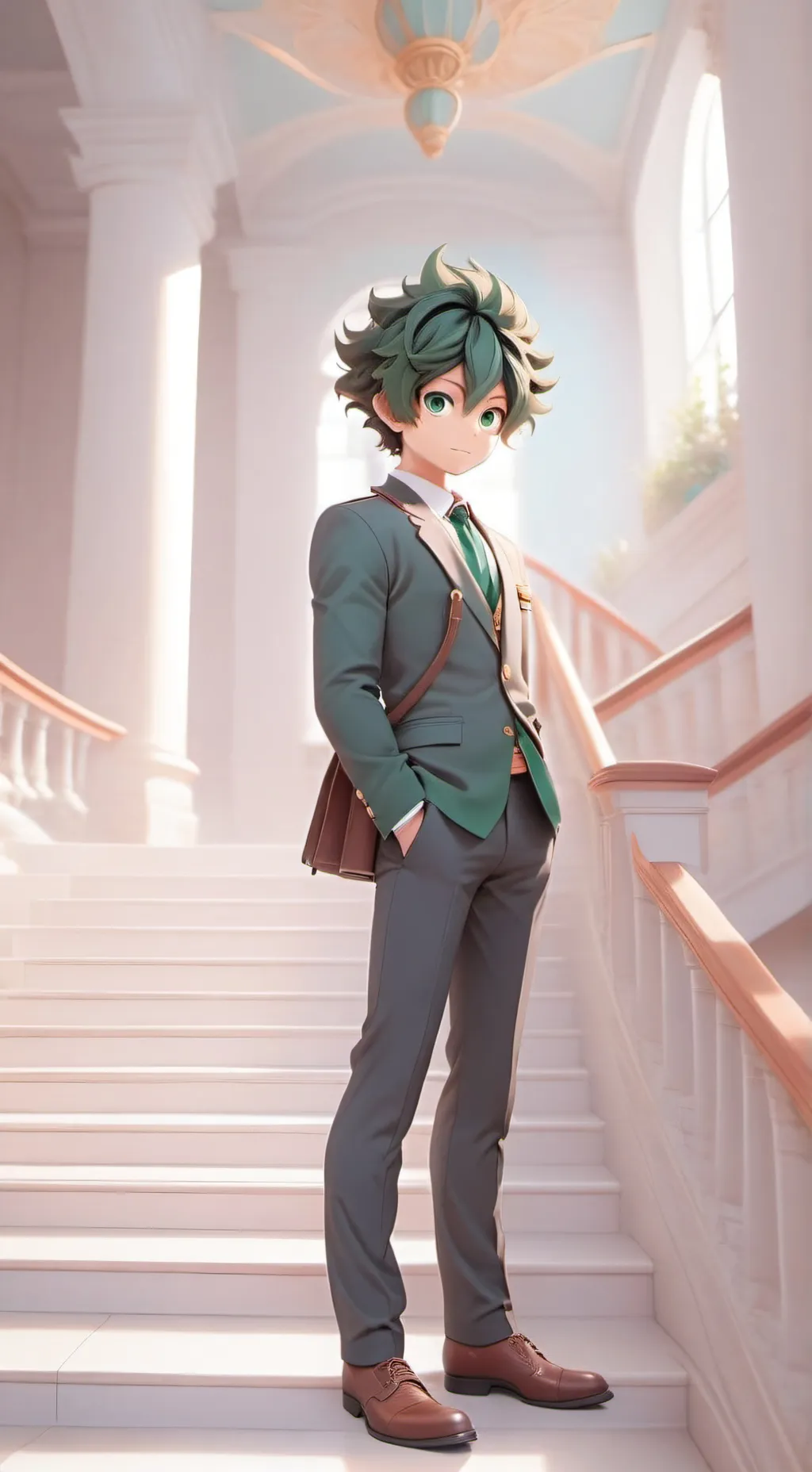 ai character: Deku background
