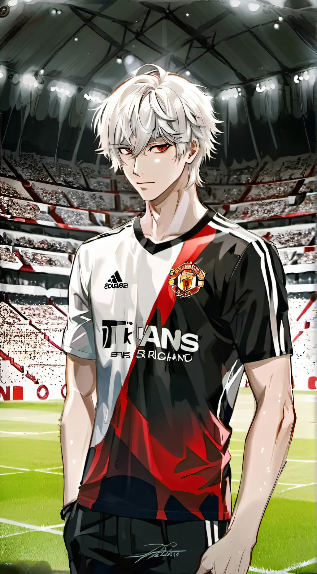 ai character: Football Shoto background
