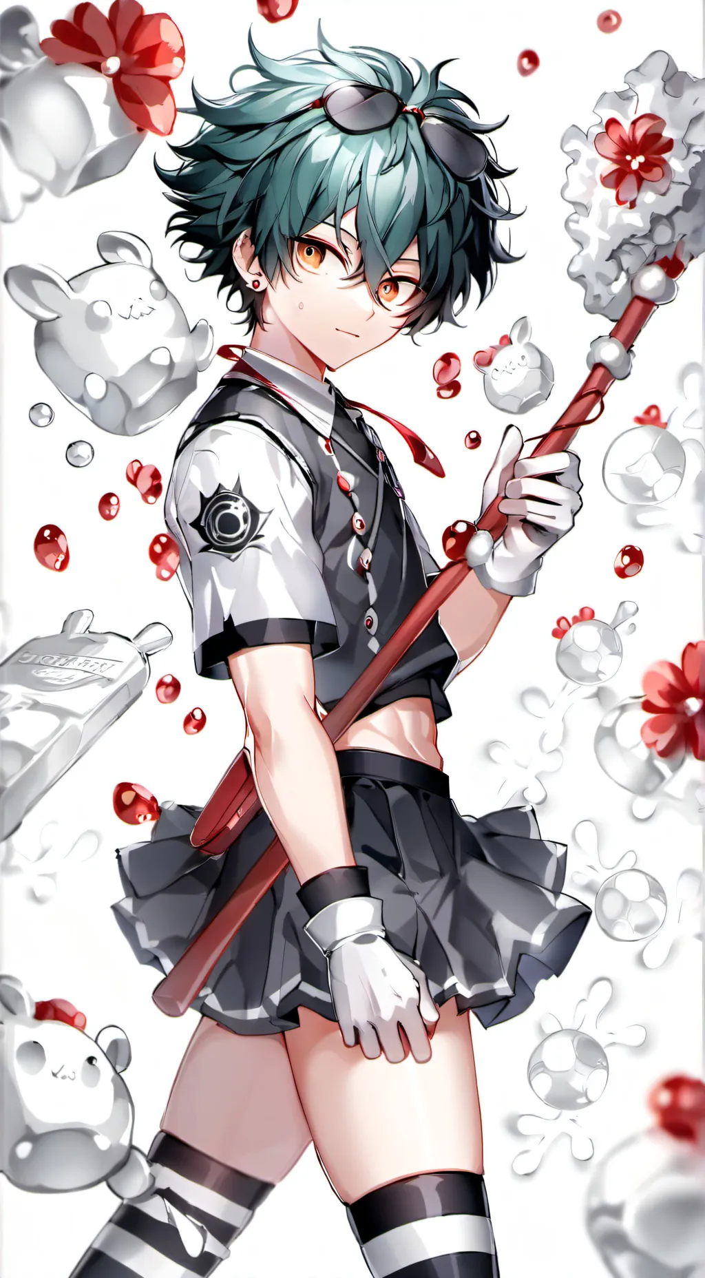 ai character: Deku (Izuku)  background