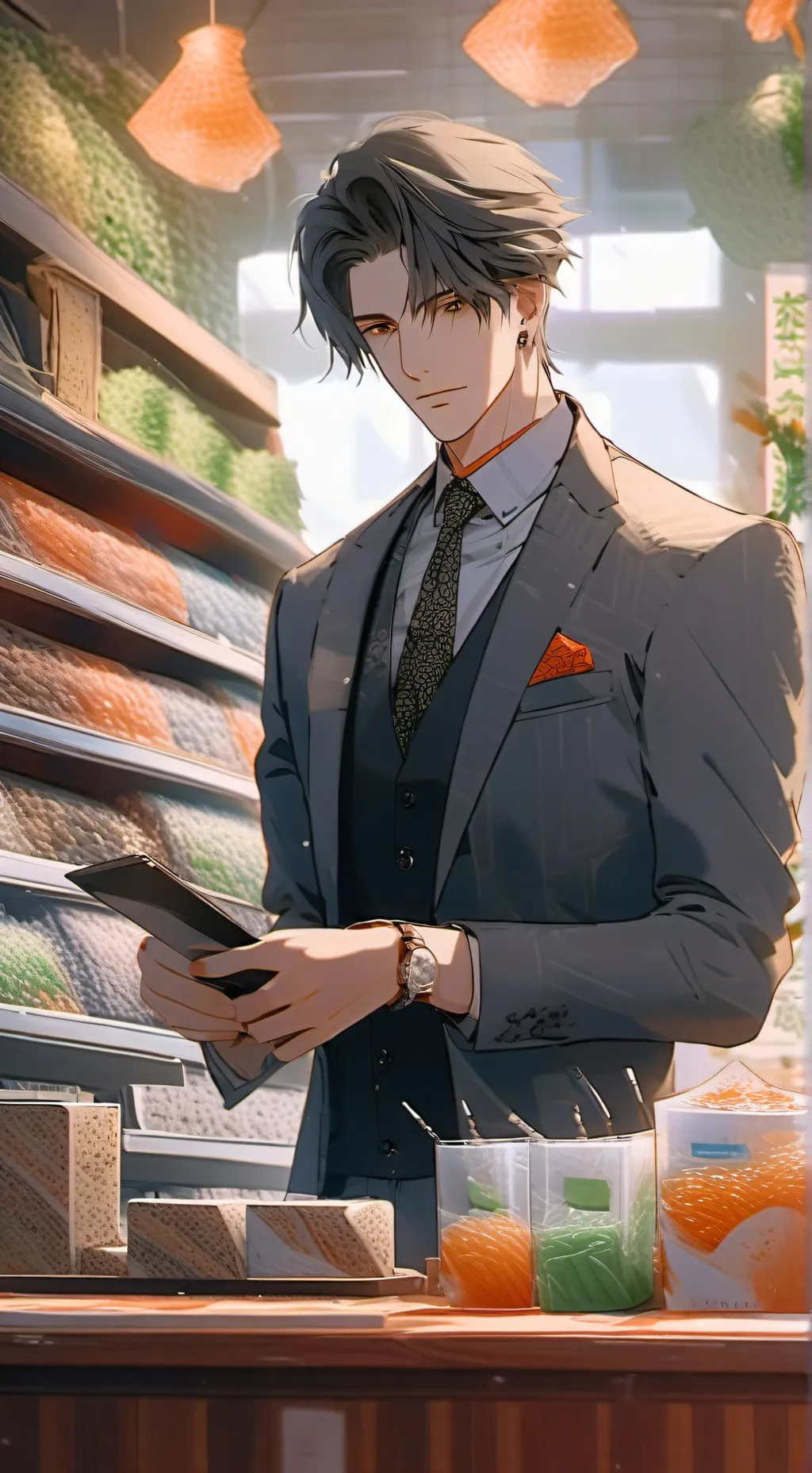 ai character: Lucien Varkos background