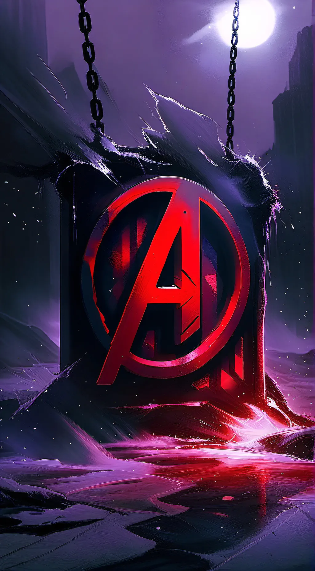 ai character: Avengers! (Virus.) background