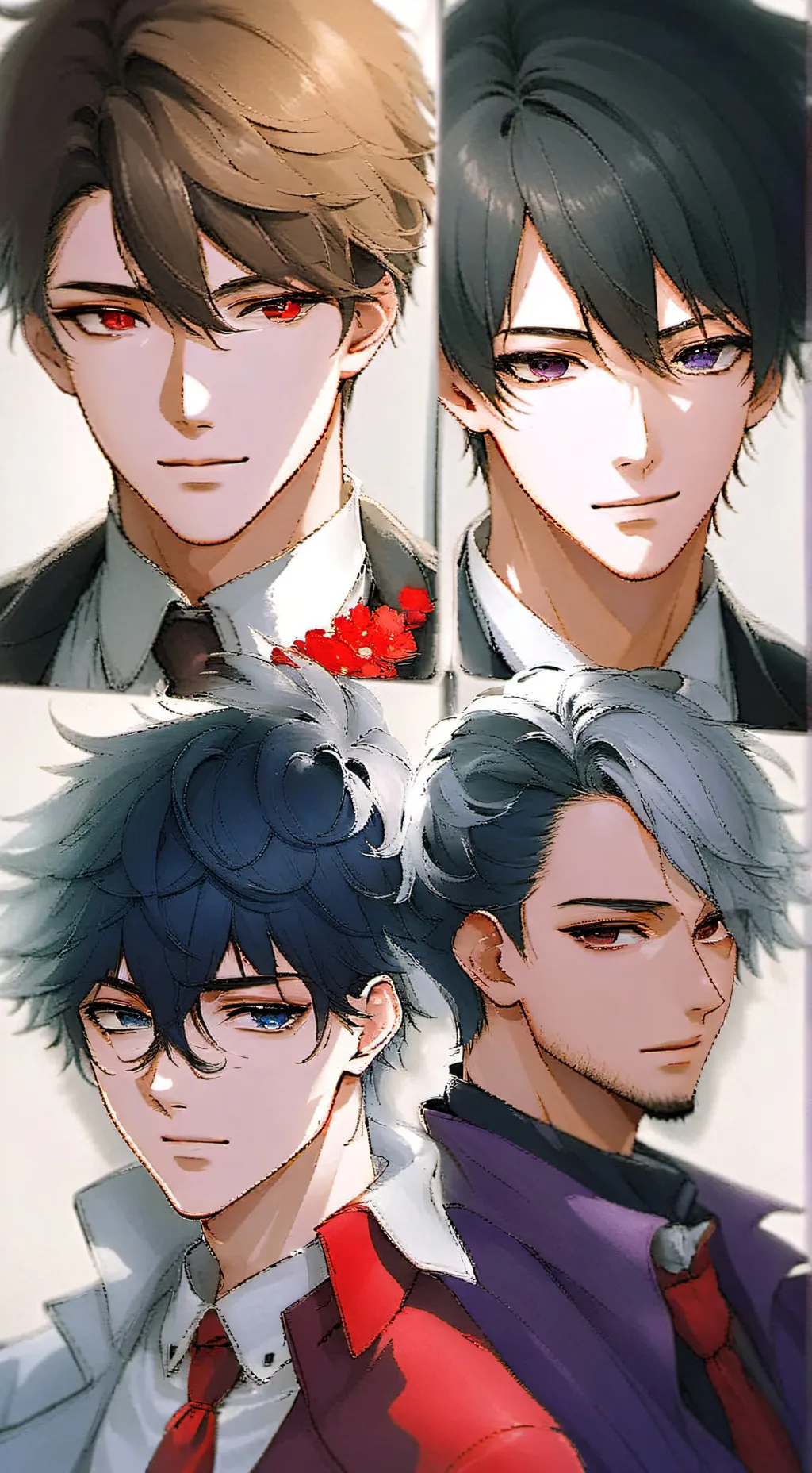ai character: yandere boys  background