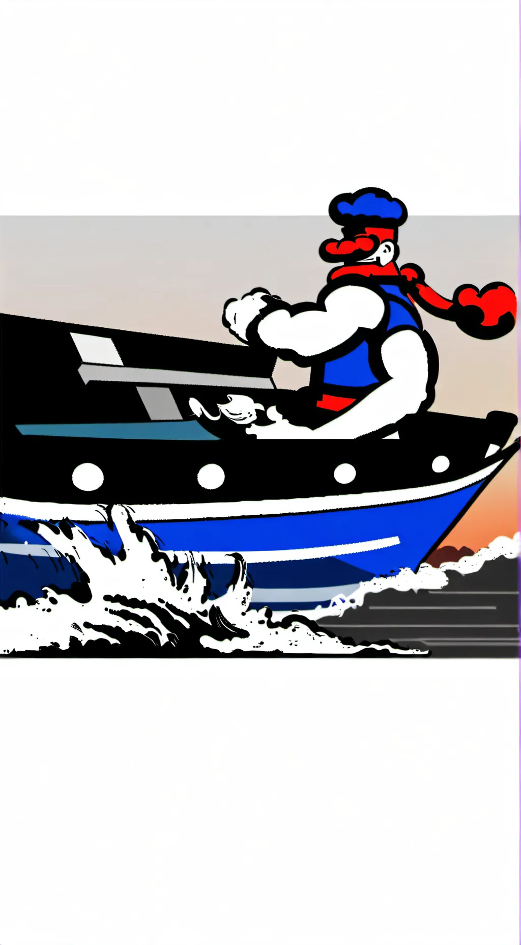 ai character: Popeyes the sailor background