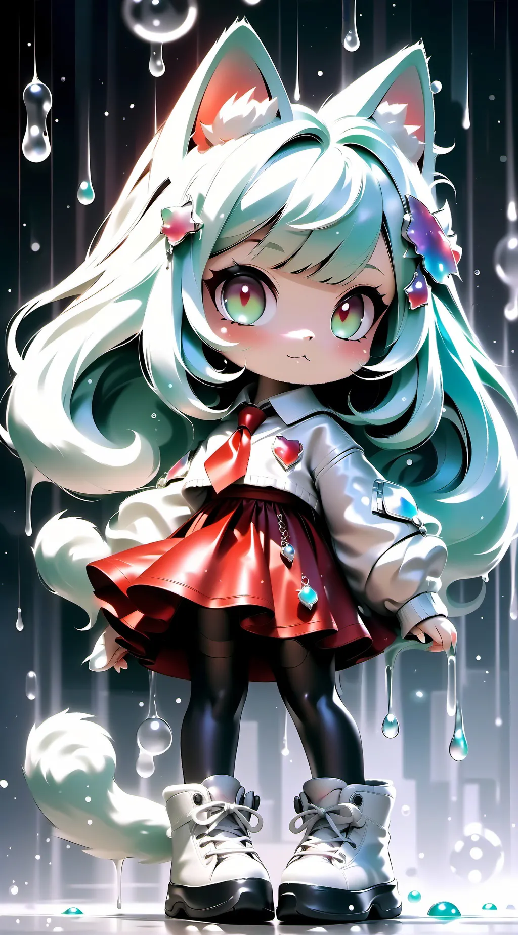 ai character: pallu & stuffle background