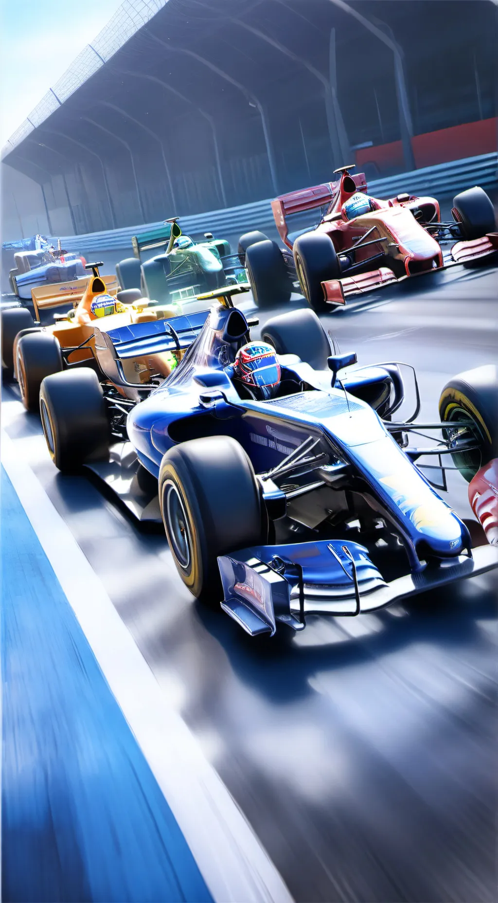 ai character: formula 1 background